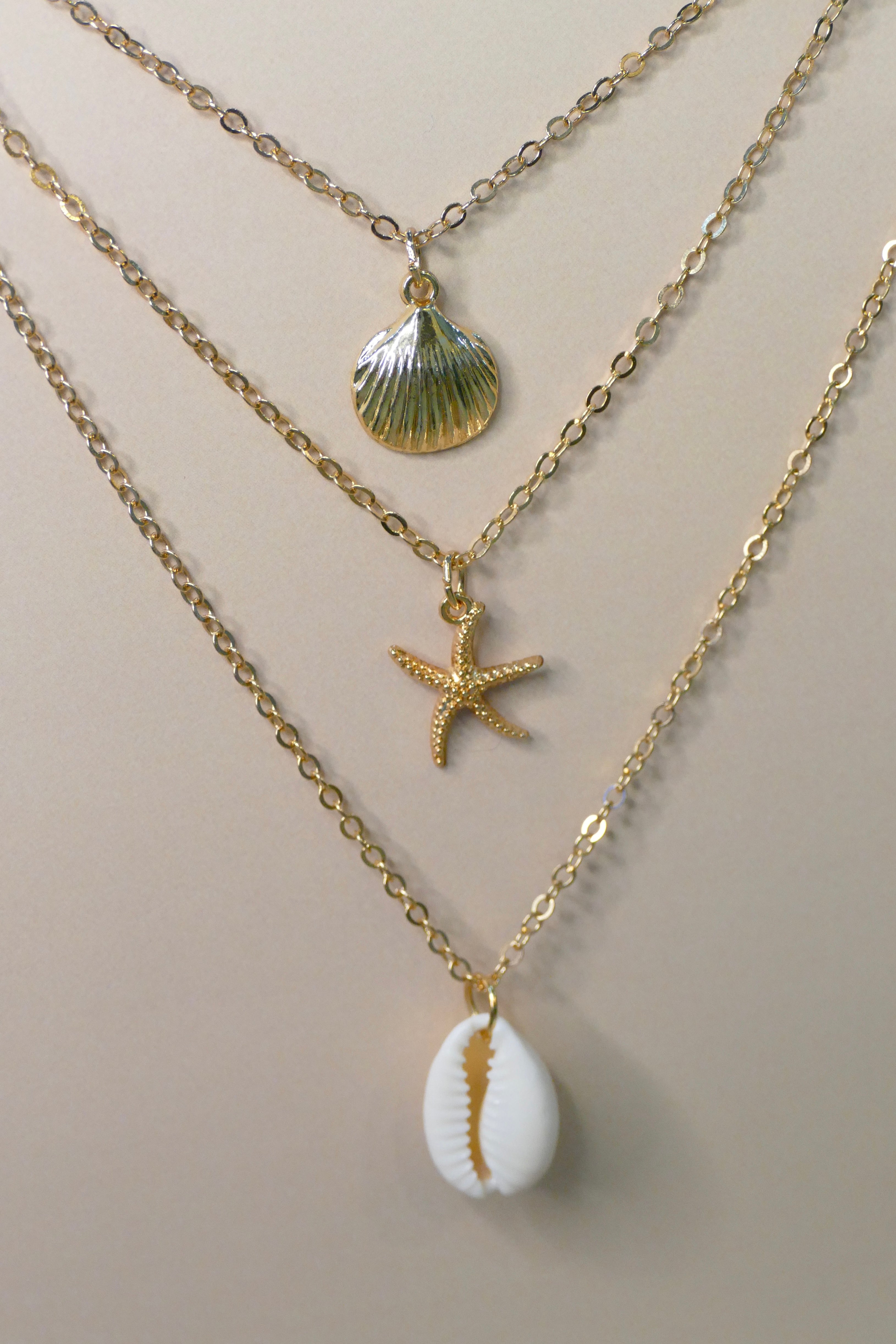Summer Ocean’s Shell Diffusing Necklace