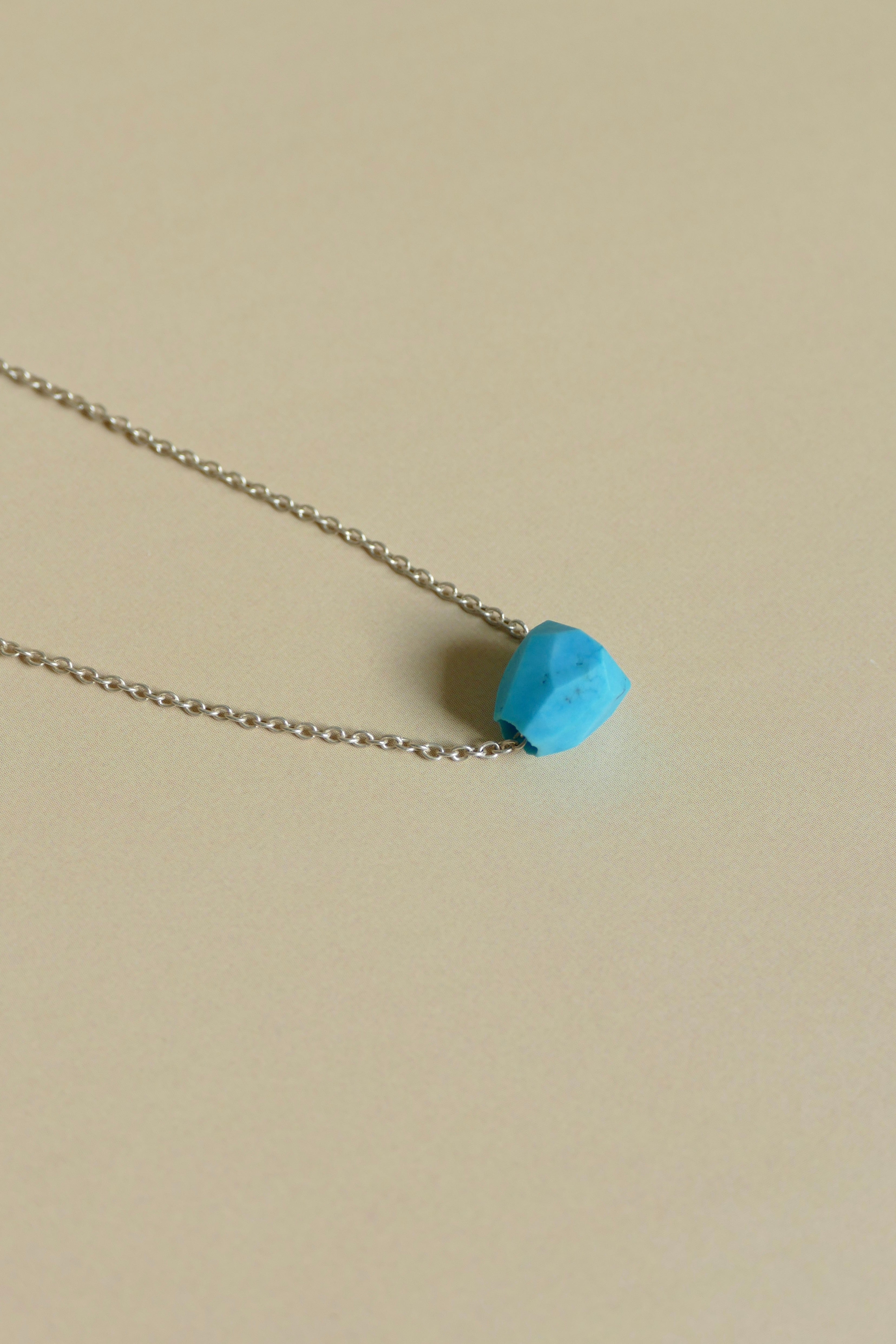 Turquoise Gemstone Diffusing Necklace