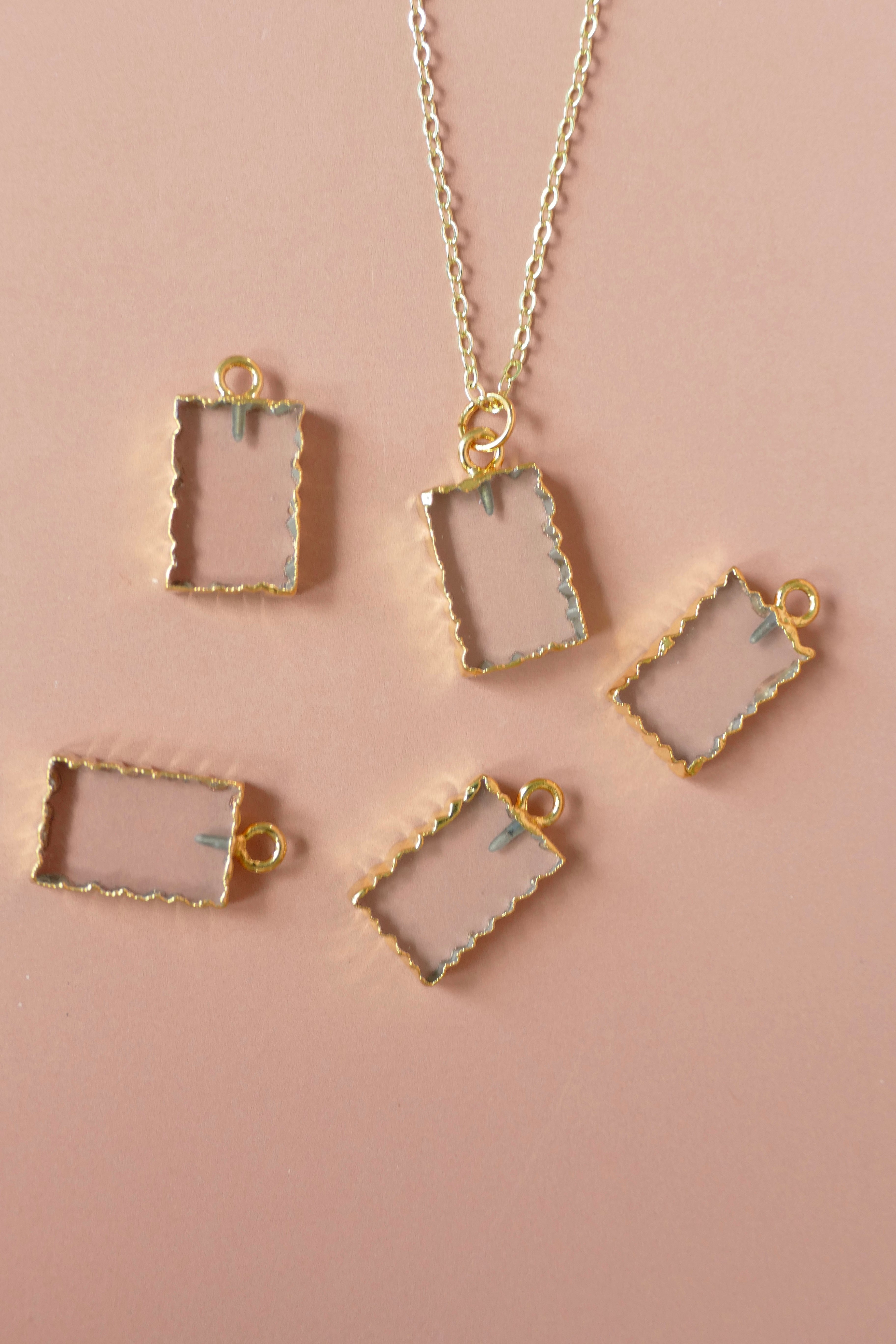 Crystal Charm Clear Quartz Diffusing Necklace - Put on Love Designs