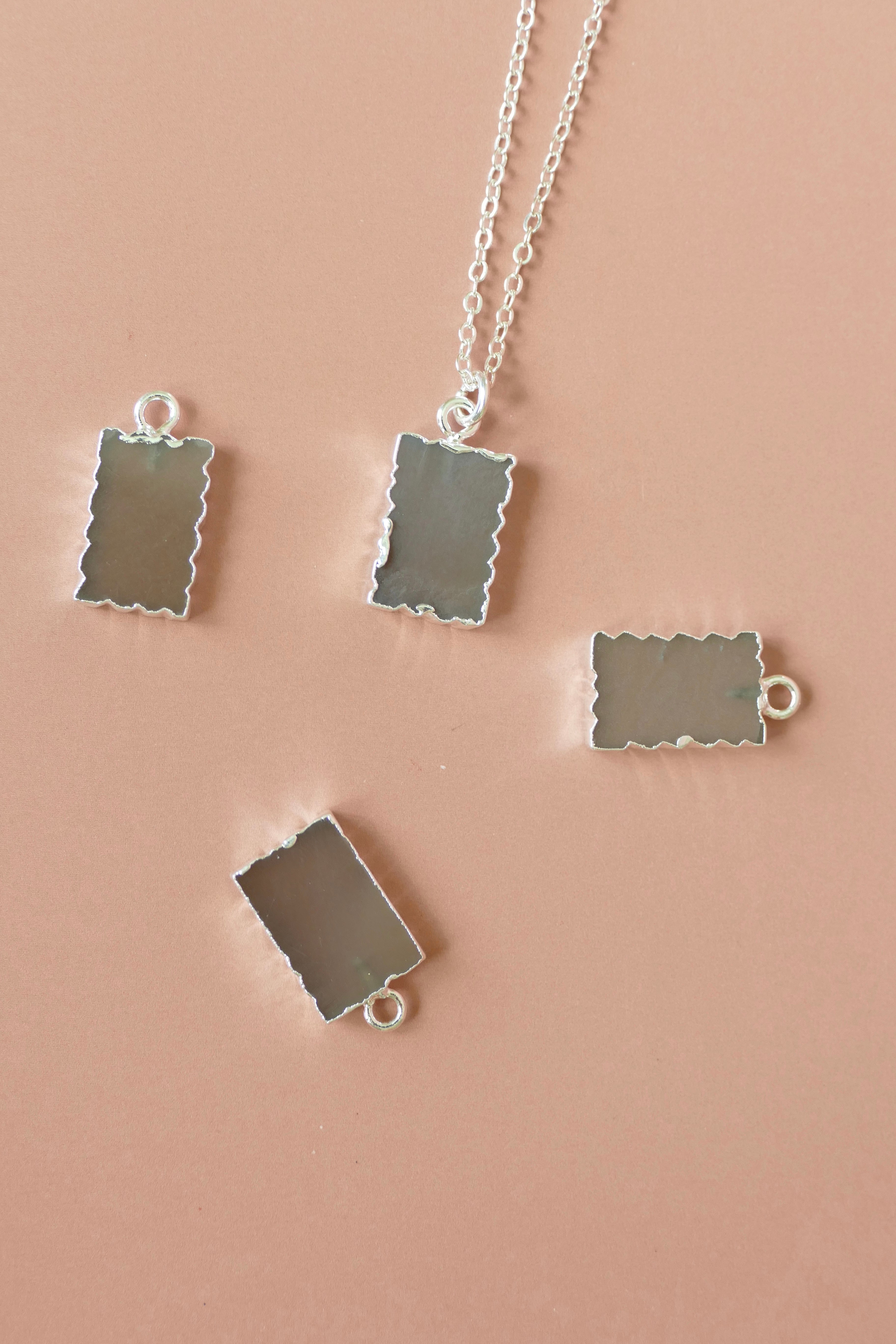 Crystal Charm Chocolate Moonstone Diffusing Necklace - Put on Love Designs