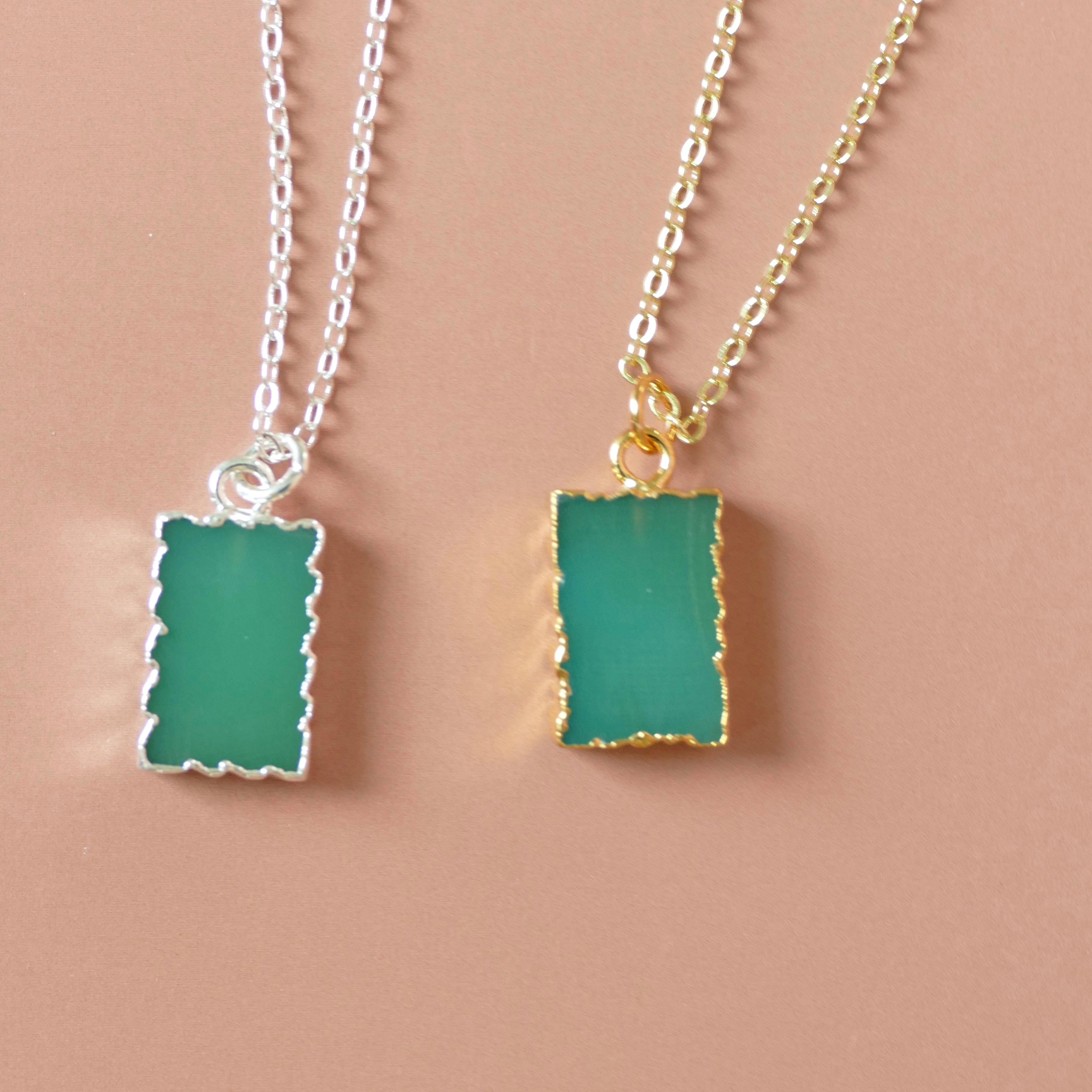 Chrystal Charm Chrysoprase Diffusing Necklace - Put on Love Designs