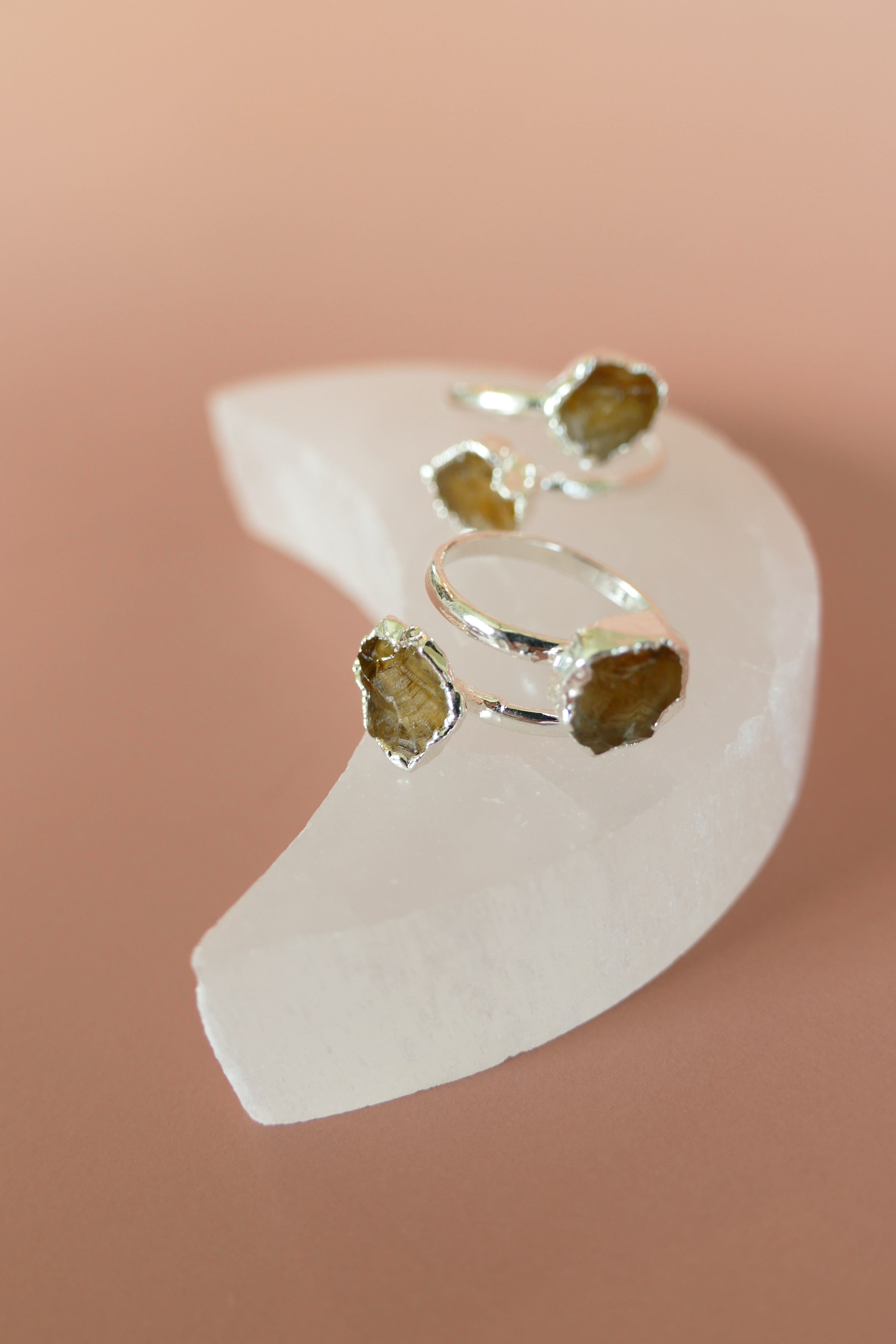 Citrine Adjustable Gemstone Ring