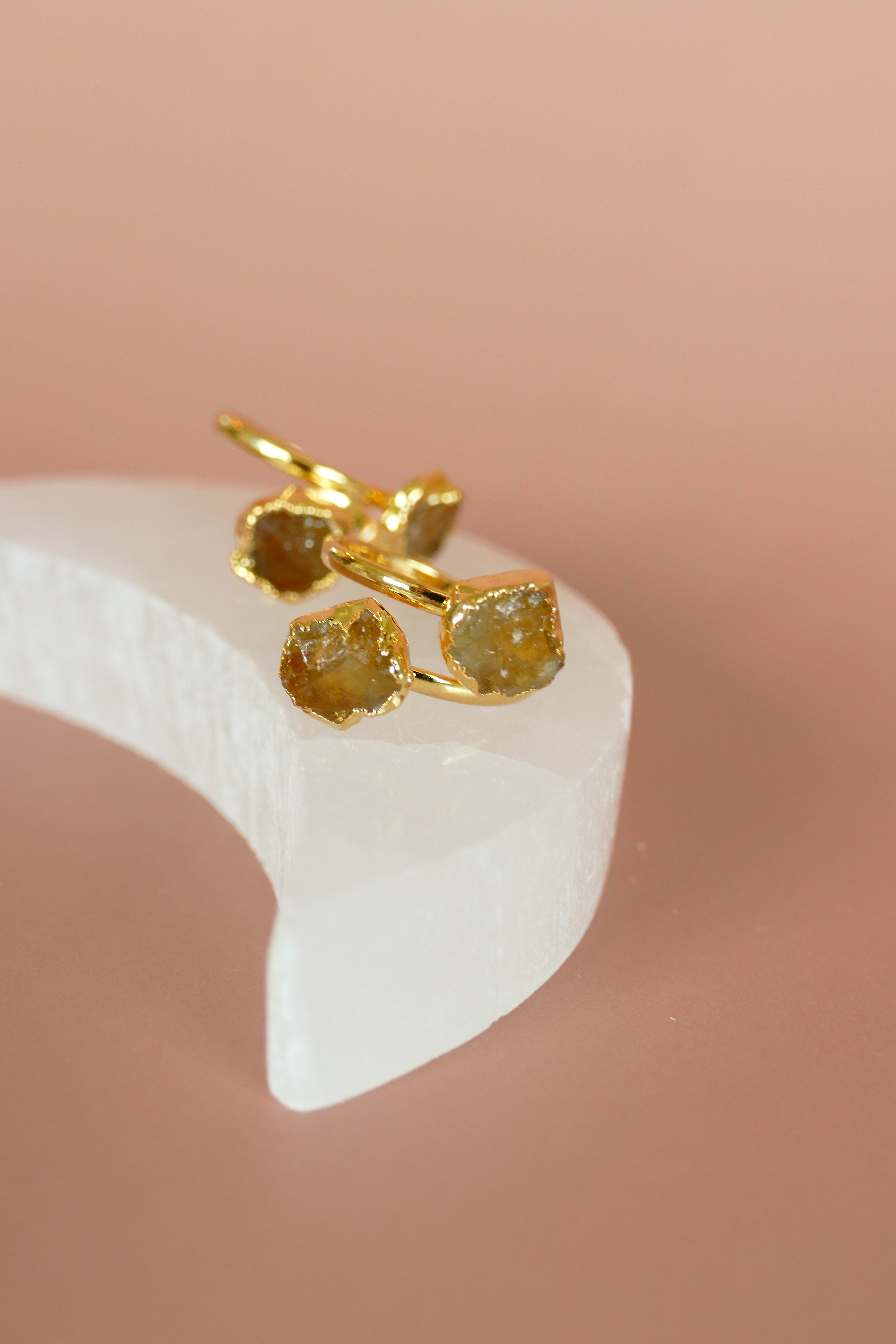 Citrine Adjustable Gemstone Ring