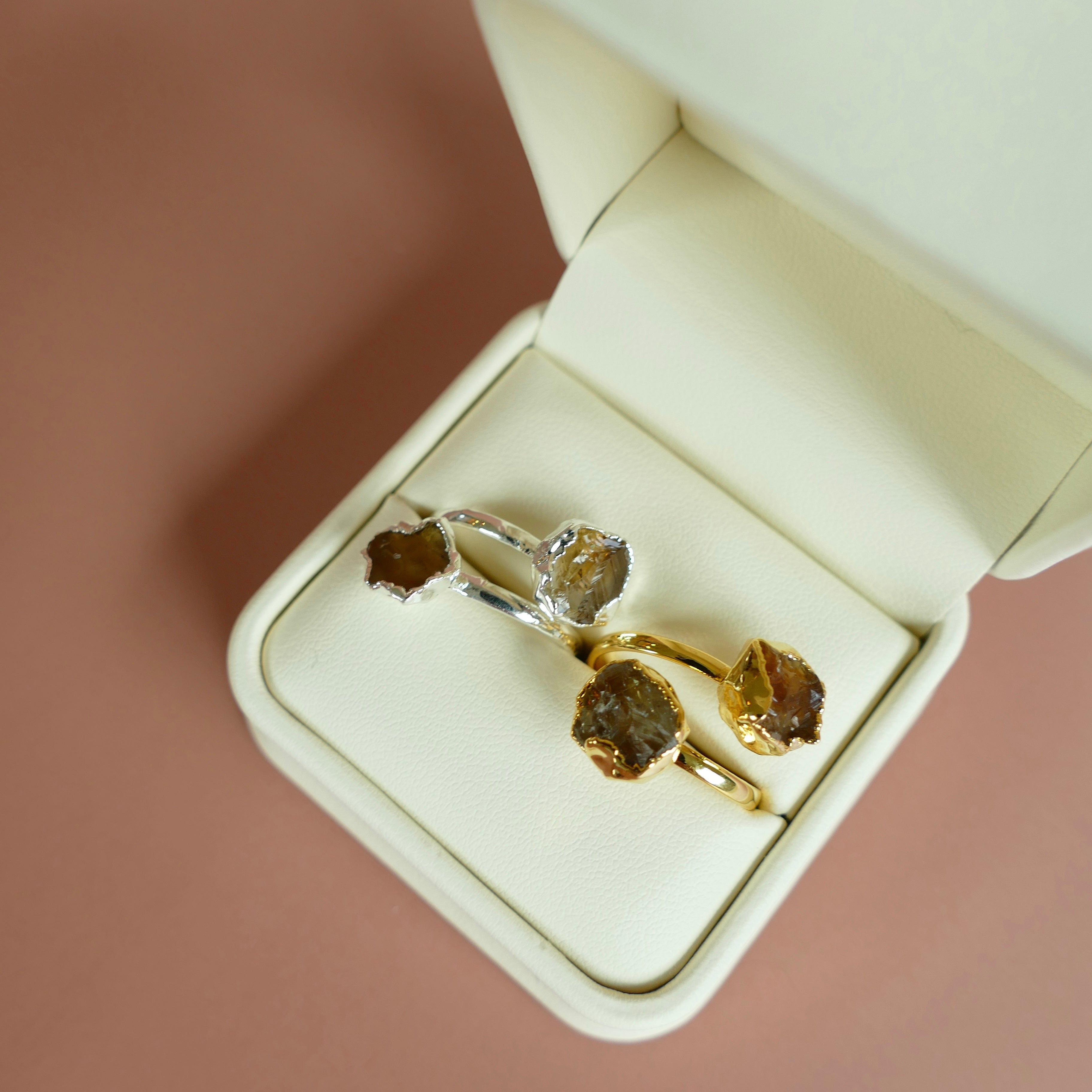 Citrine Adjustable Gemstone Ring