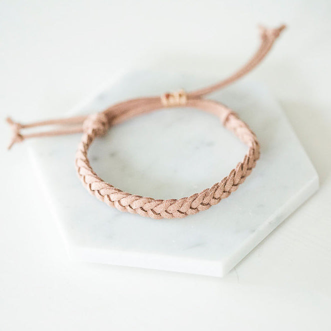 Adult Adjustable Faux Suede Diffuser Bracelets - Put on Love Designs