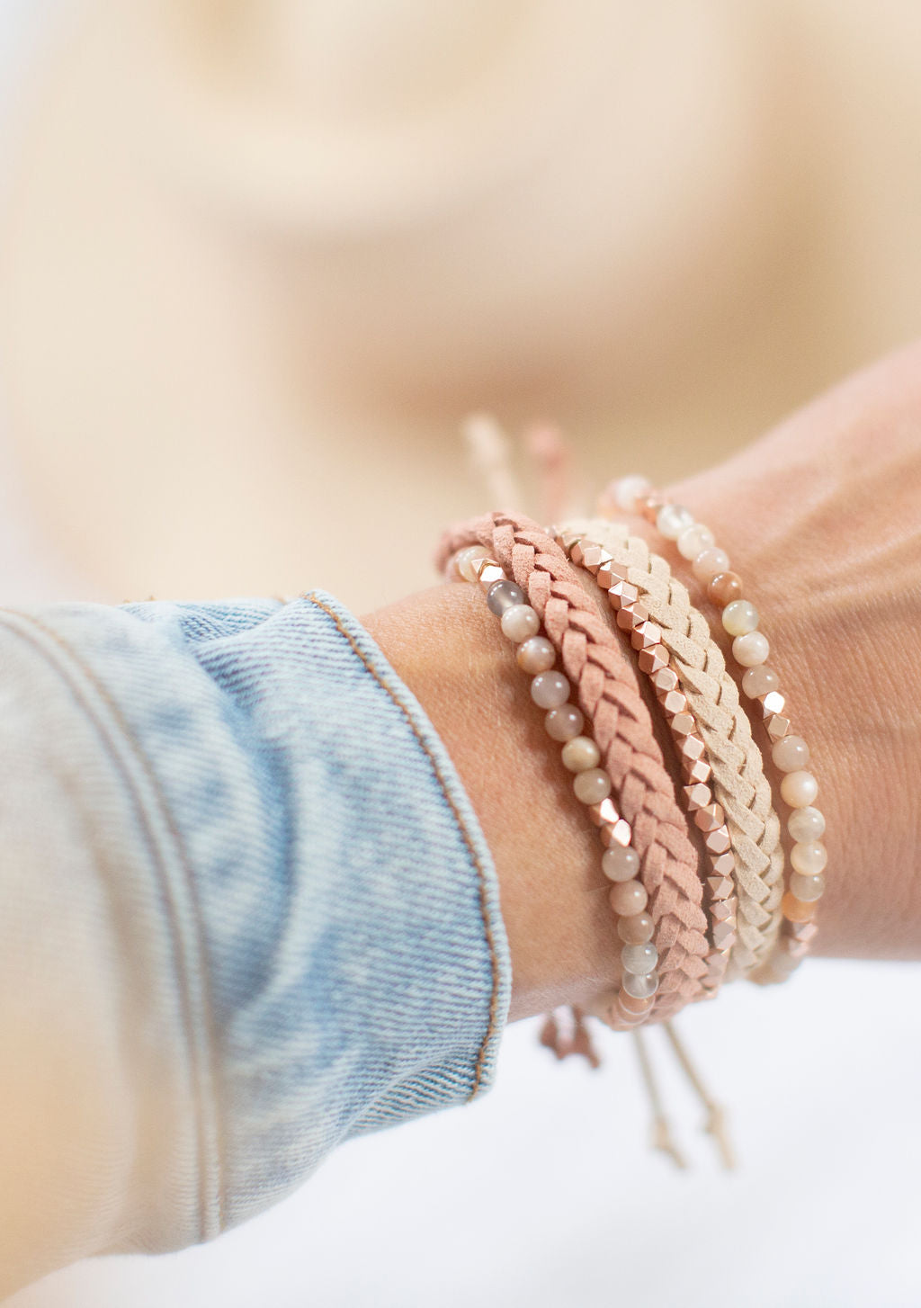 Adult Adjustable Faux Suede Diffuser Bracelets - Put on Love Designs