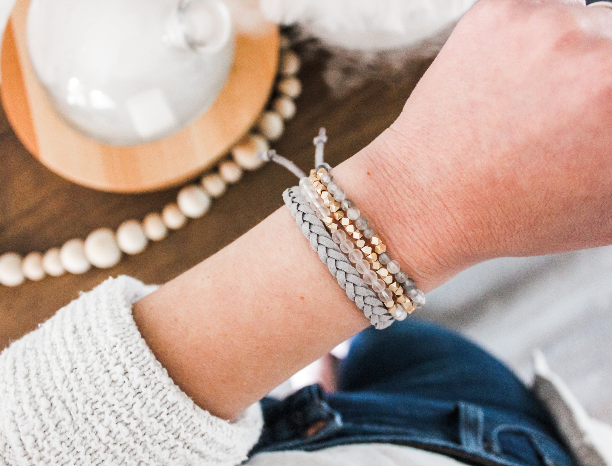 Adult Adjustable Faux Suede Diffuser Bracelets - Put on Love Designs