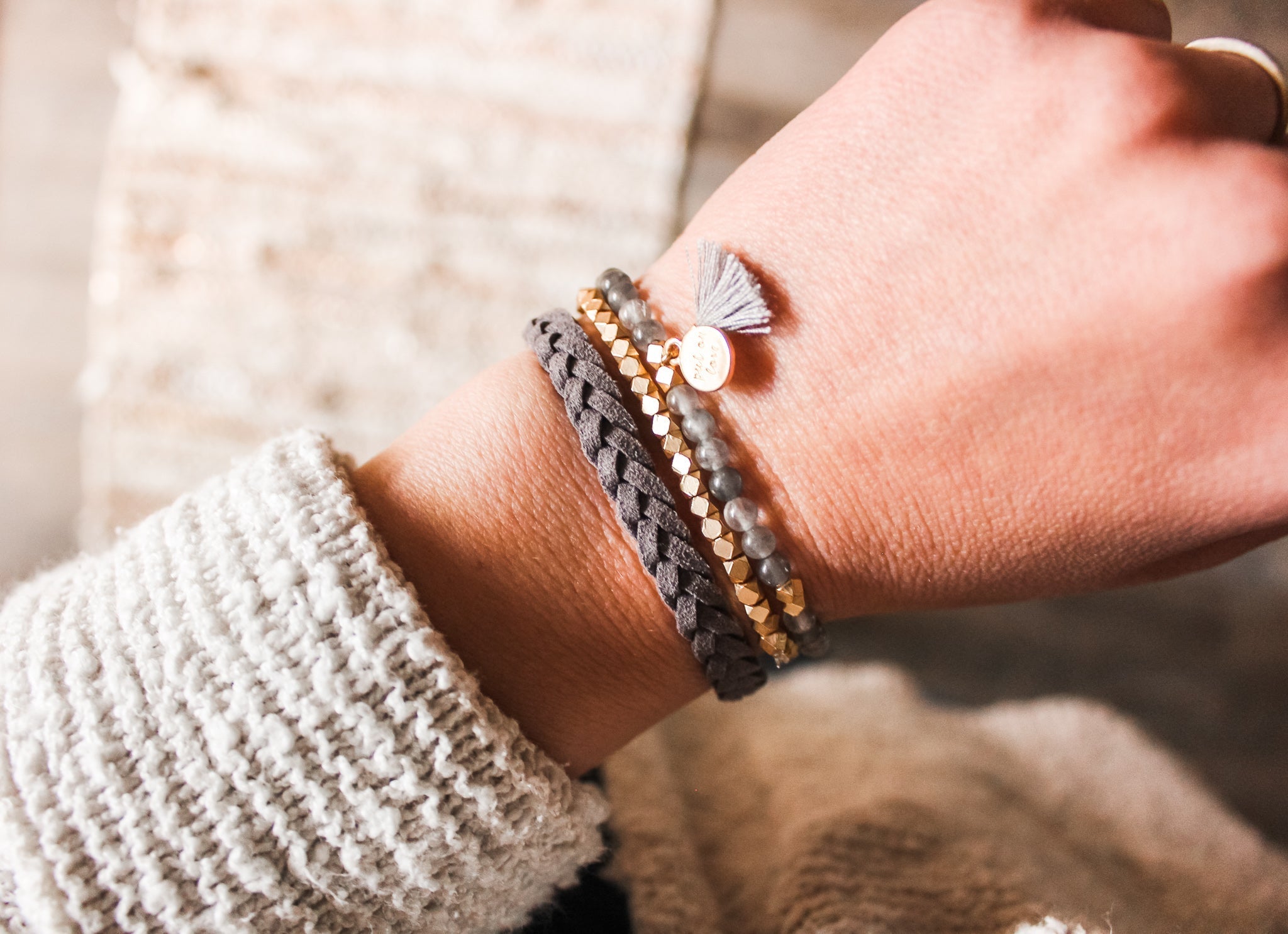 Adult Adjustable Faux Suede Diffuser Bracelets - Put on Love Designs