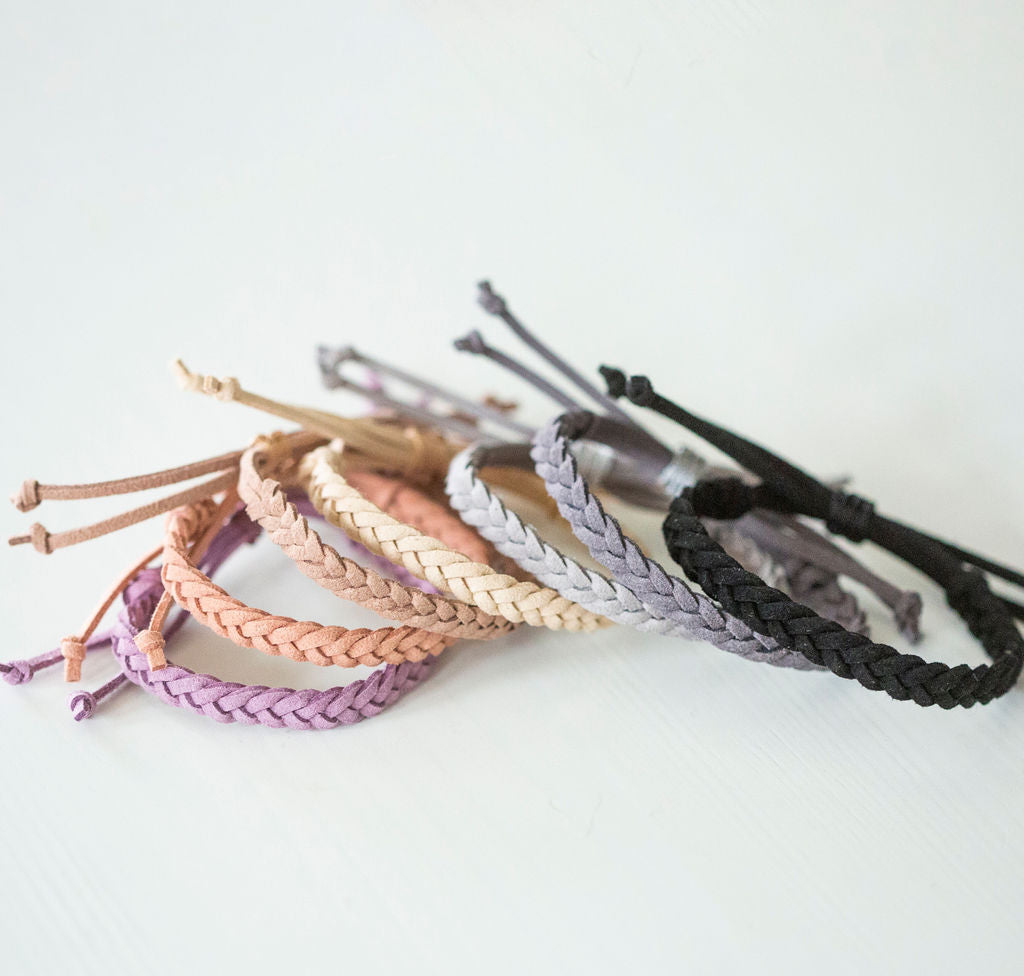Adult Adjustable Faux Suede Diffuser Bracelets - Put on Love Designs