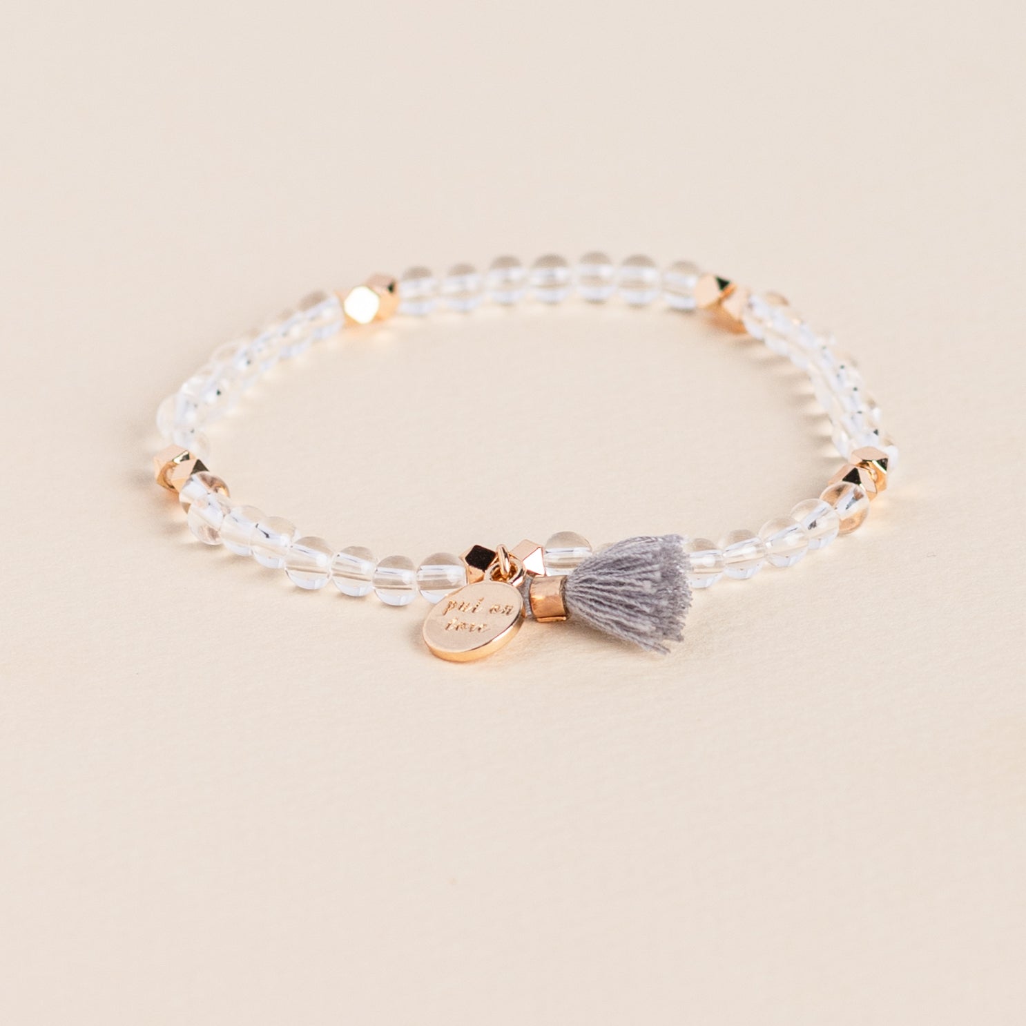 Clear Quartz Beads Diffusing Bracelet - Put on Love Designs