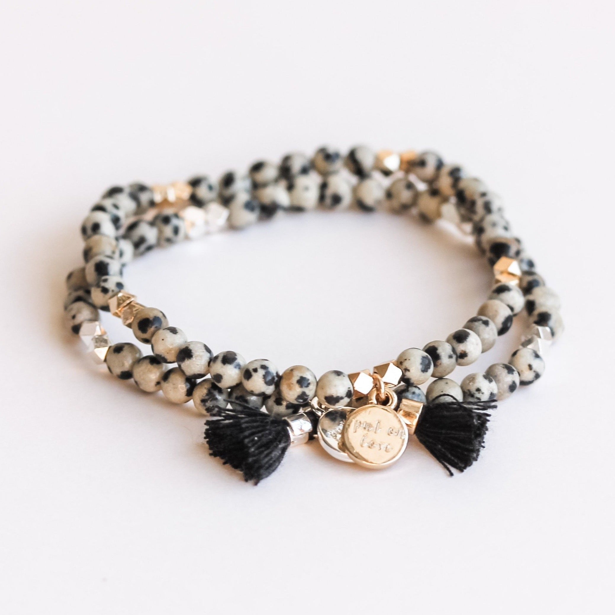 Dalmatian Jasper Diffusing Bracelet - Put on Love Designs