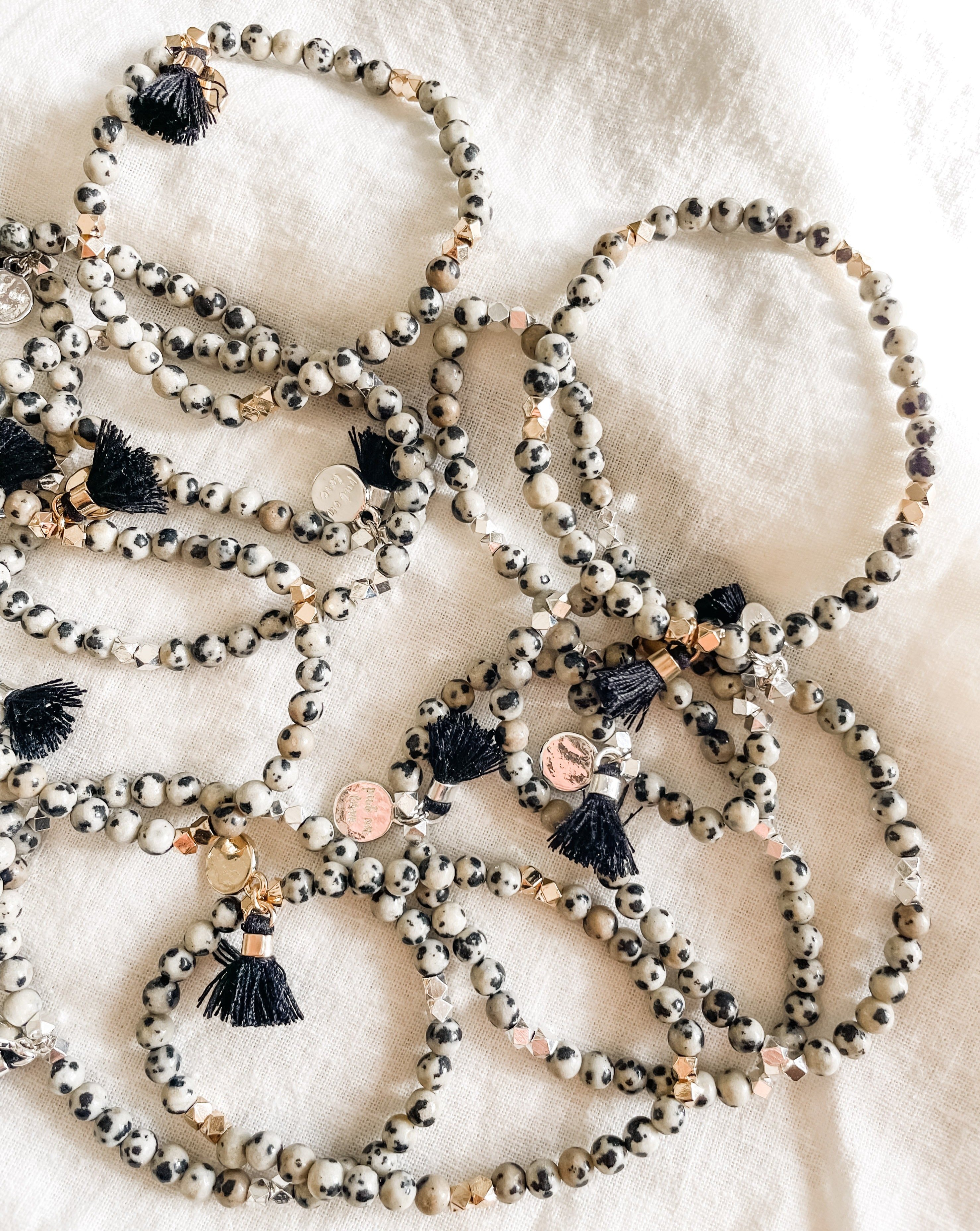 Dalmatian Jasper Diffusing Bracelet - Put on Love Designs