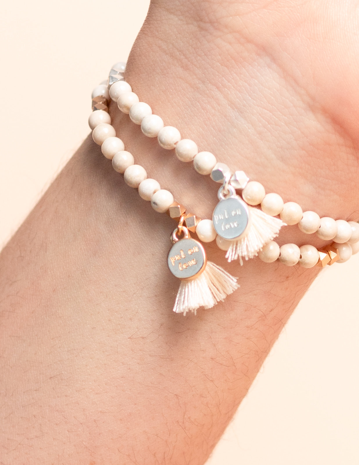 Fossil Jasper Bead Diffusing Bracelet - Put on Love Designs