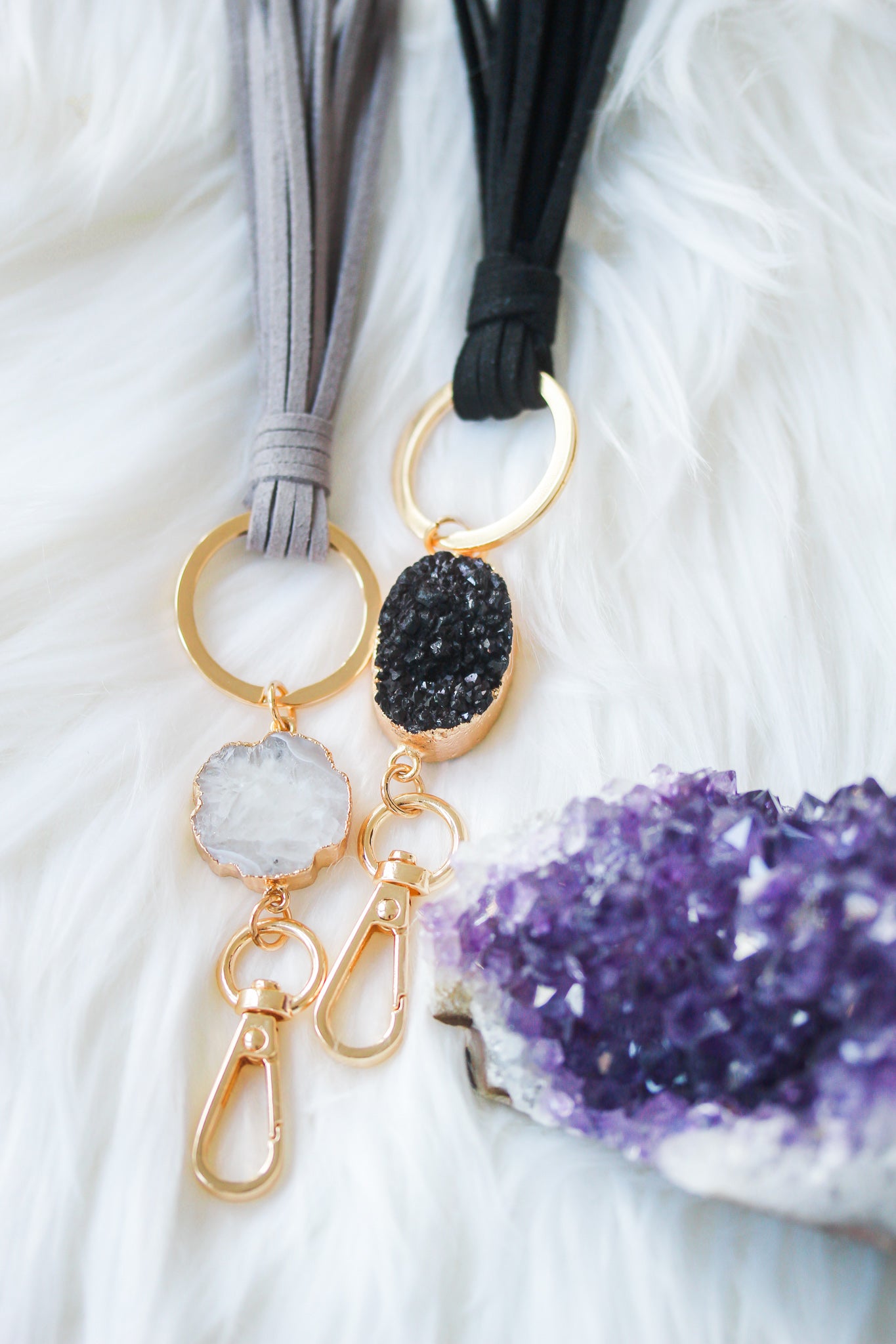 Gemstone Keychain Diffuser POS - Put on Love Designs