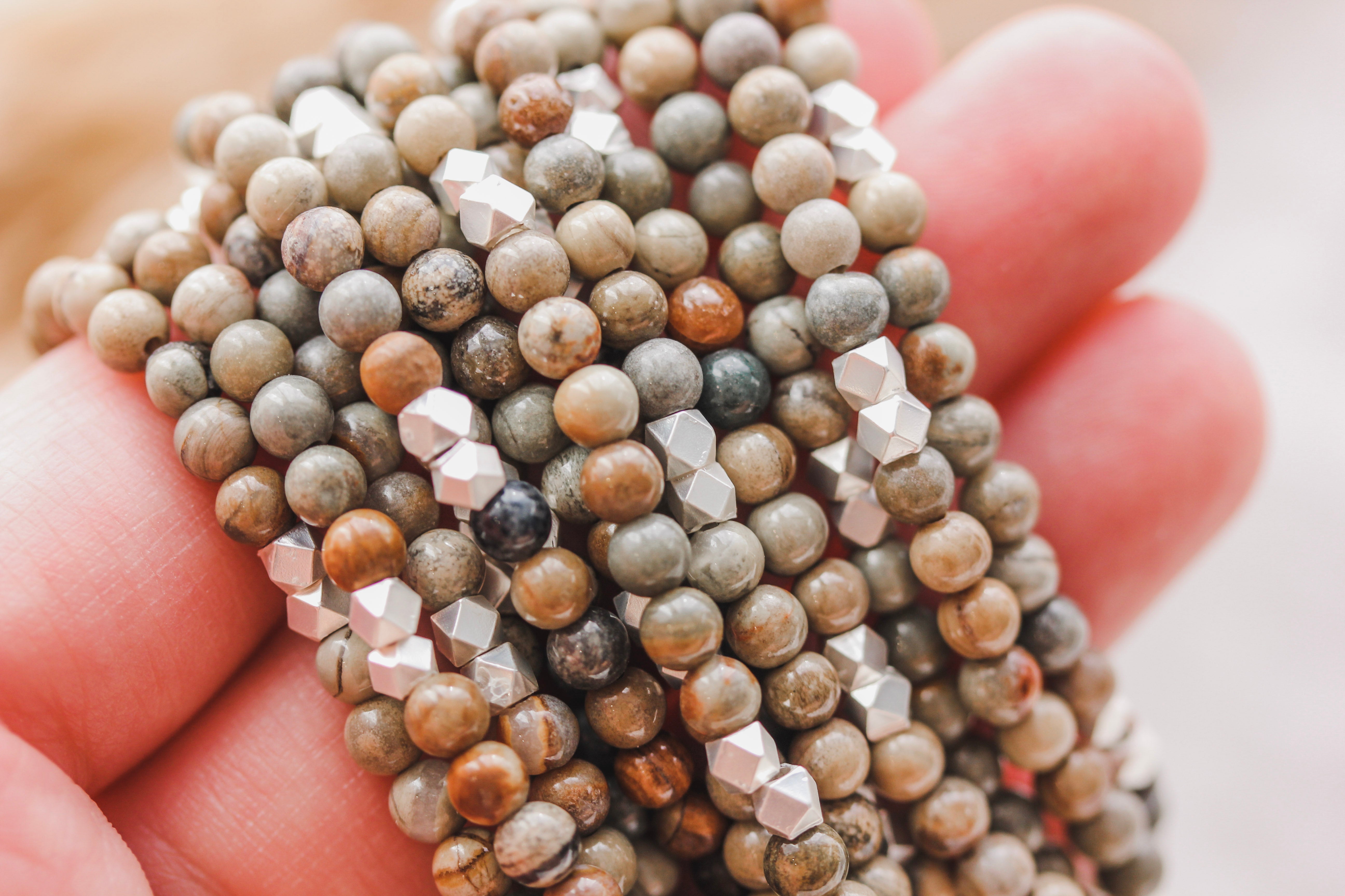 Ocean Jasper Beads Bracelet - Put on Love Designs