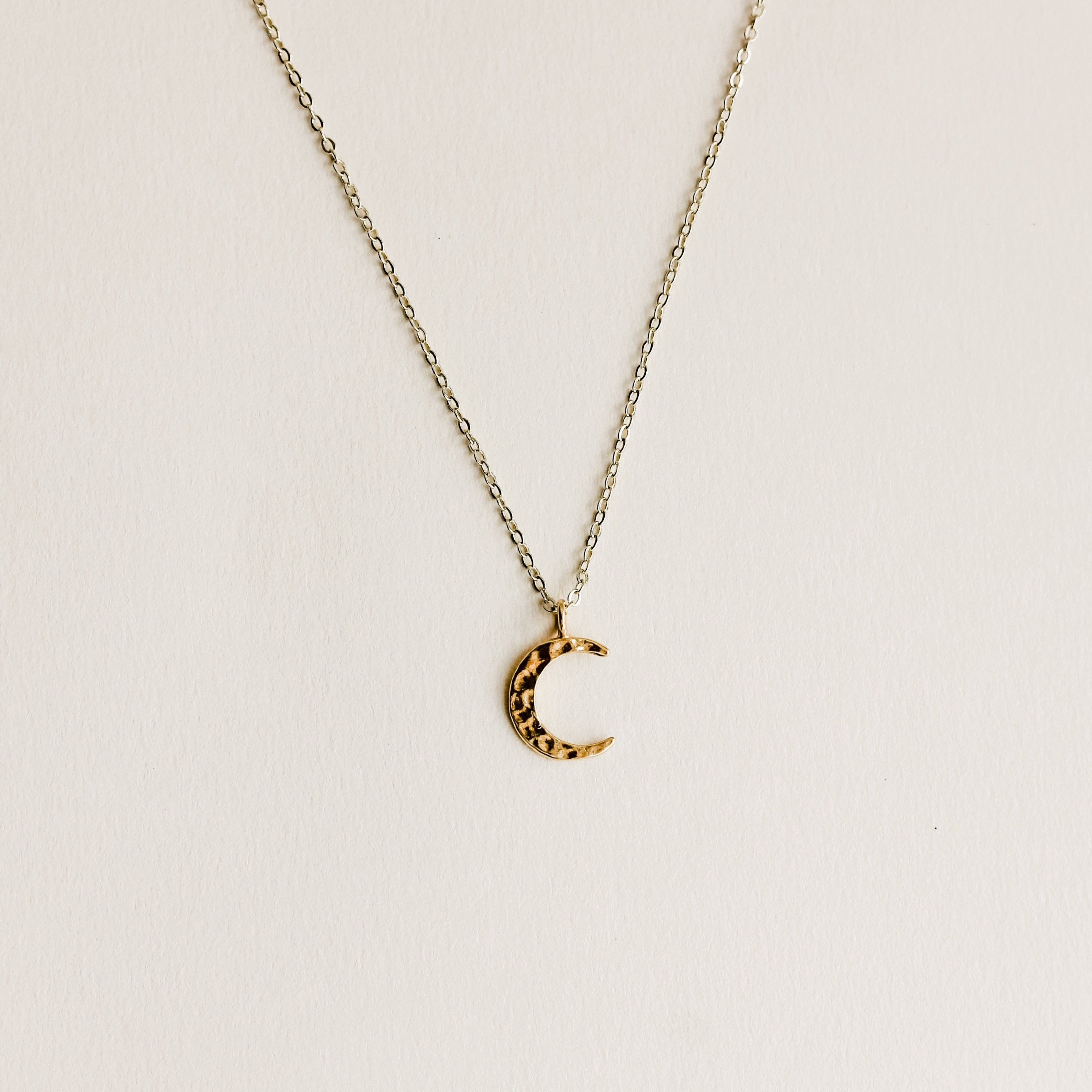 Crescent Moon Diffuser Necklace - Put on Love Designs