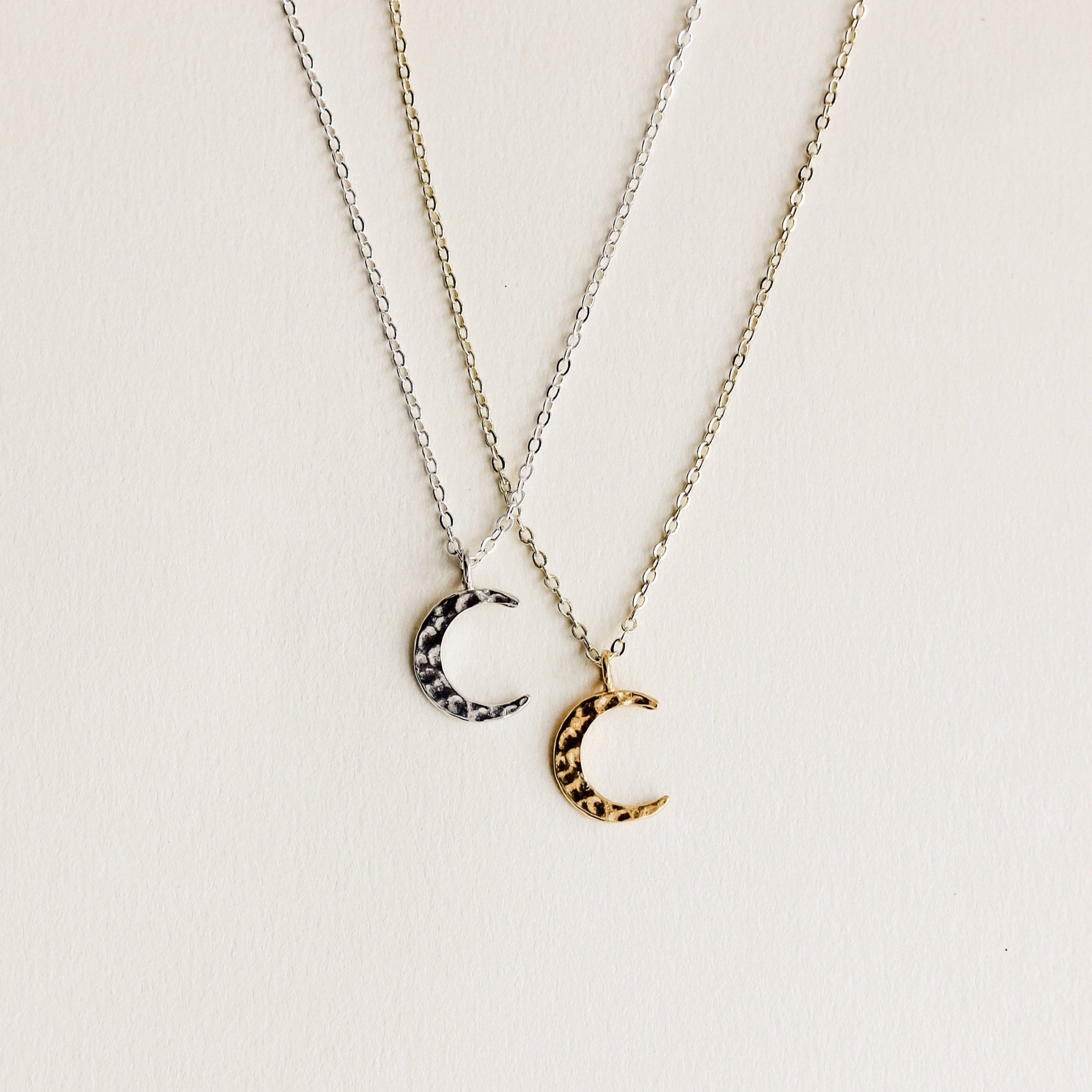 Crescent Moon Diffuser Necklace - Put on Love Designs