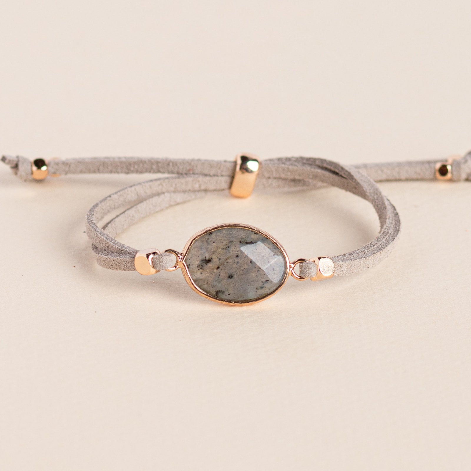 Labradorite Crystal Diffusing Bracelet - Put on Love Designs