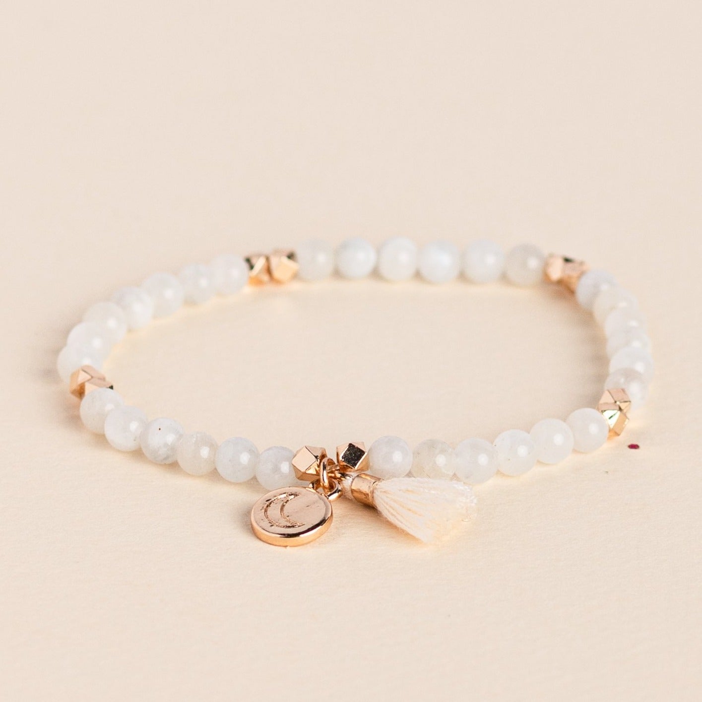 Moonstone Bead Diffusing Bracelet - Put on Love Designs