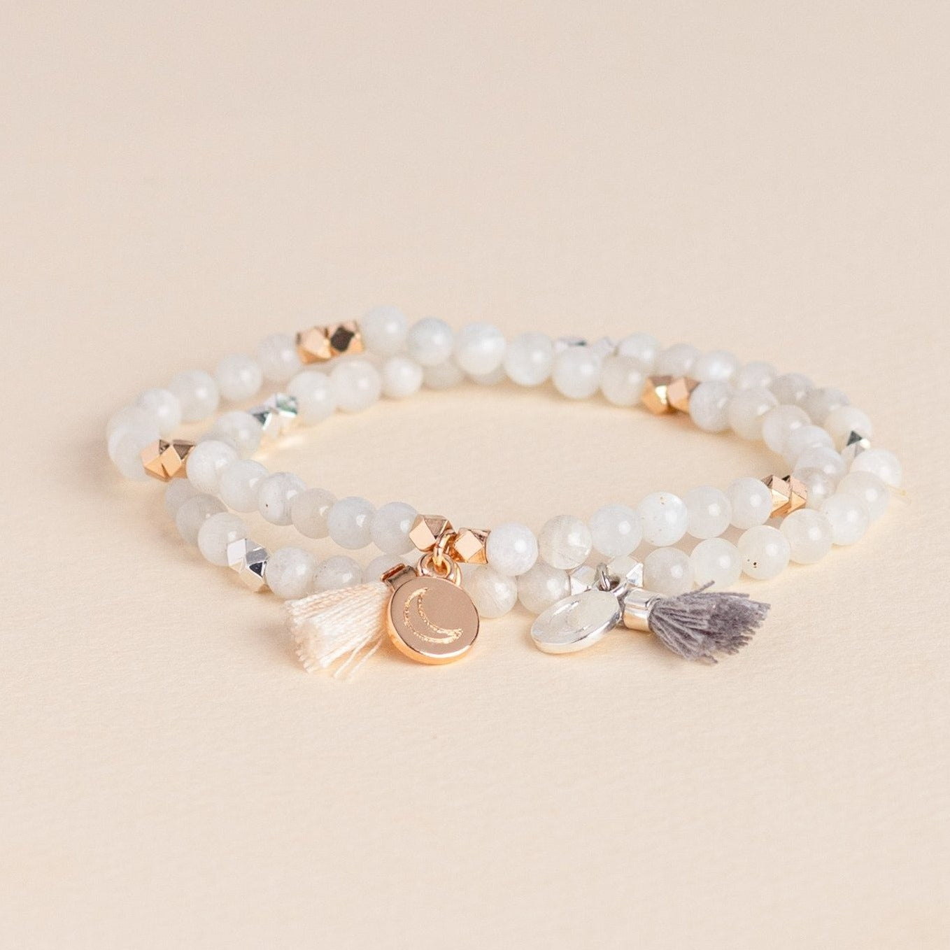 Moonstone Bead Diffusing Bracelet - Put on Love Designs