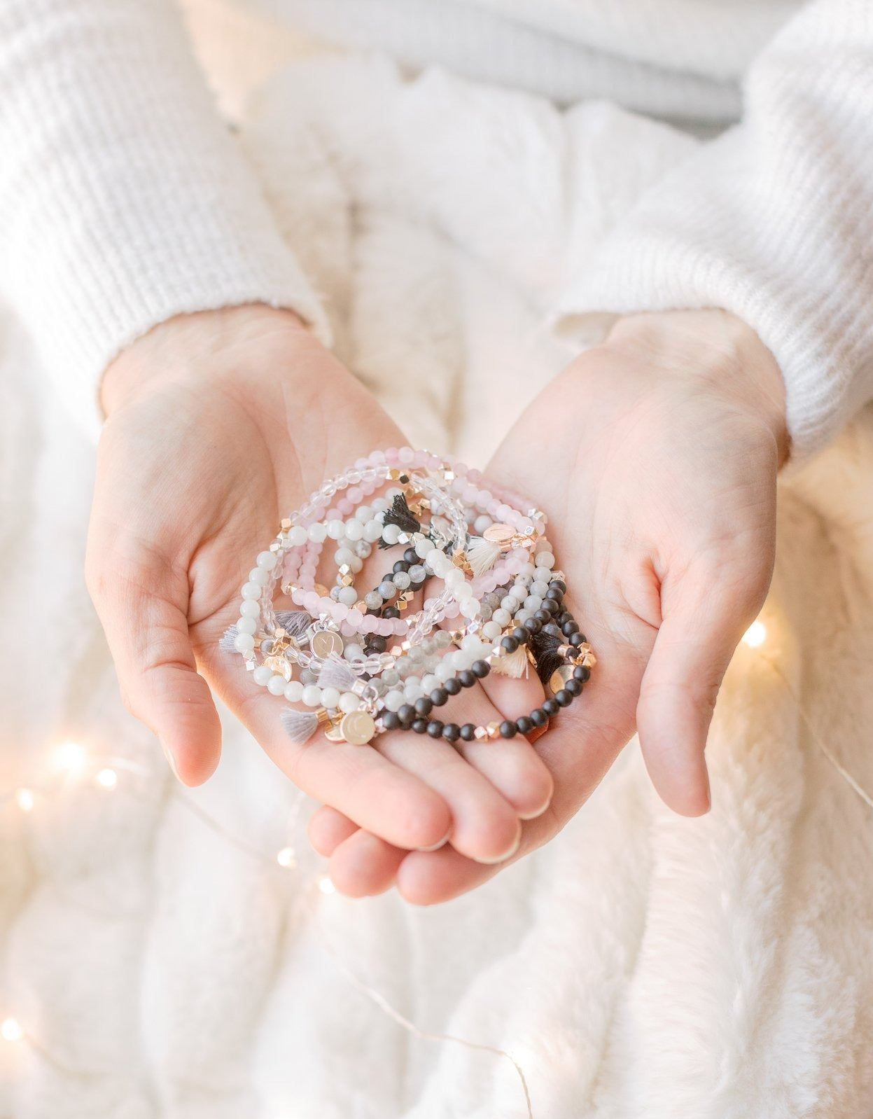 Moonstone Bead Diffusing Bracelet - Put on Love Designs