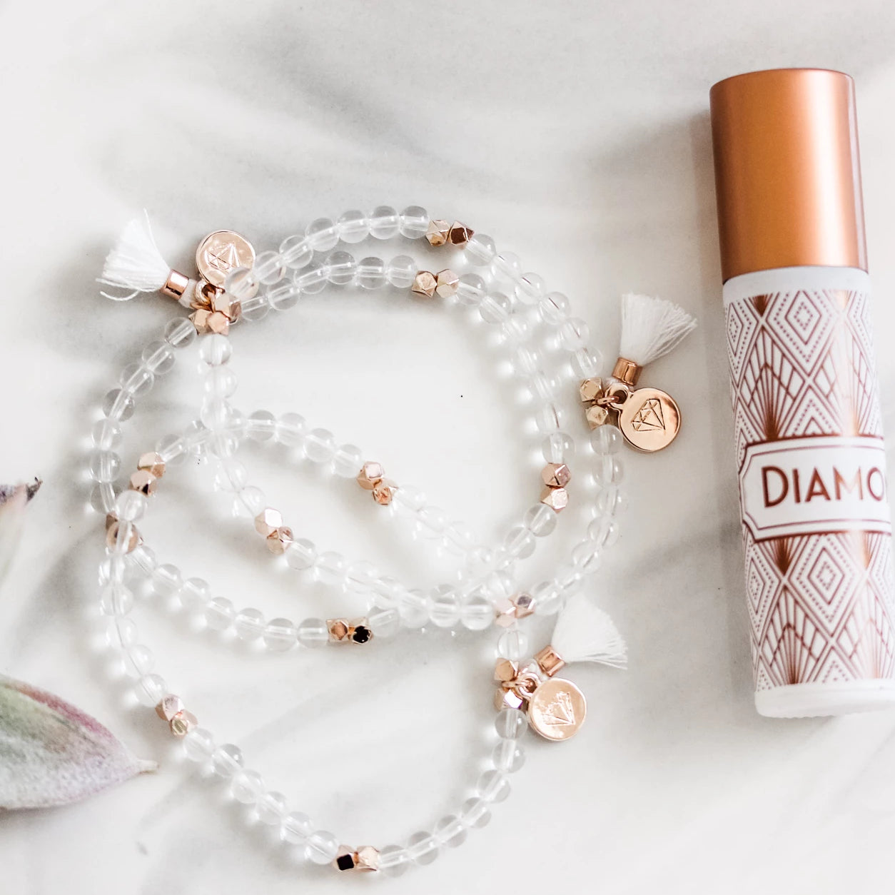 Natural Gemstone Diffusing Rank Bracelets - Put on Love Designs