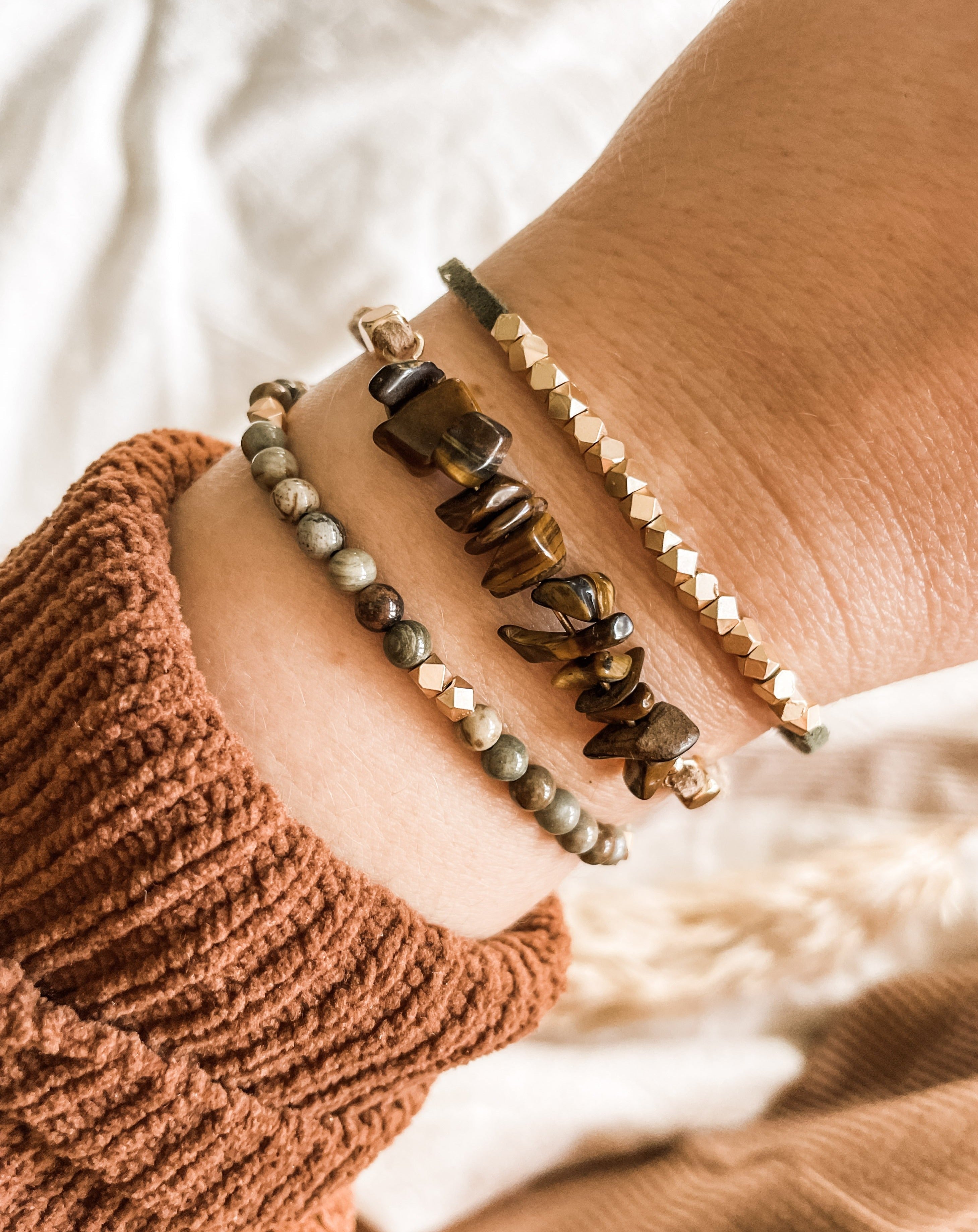 Ocean Jasper Stone Diffusing Bracelet - Put on Love Designs