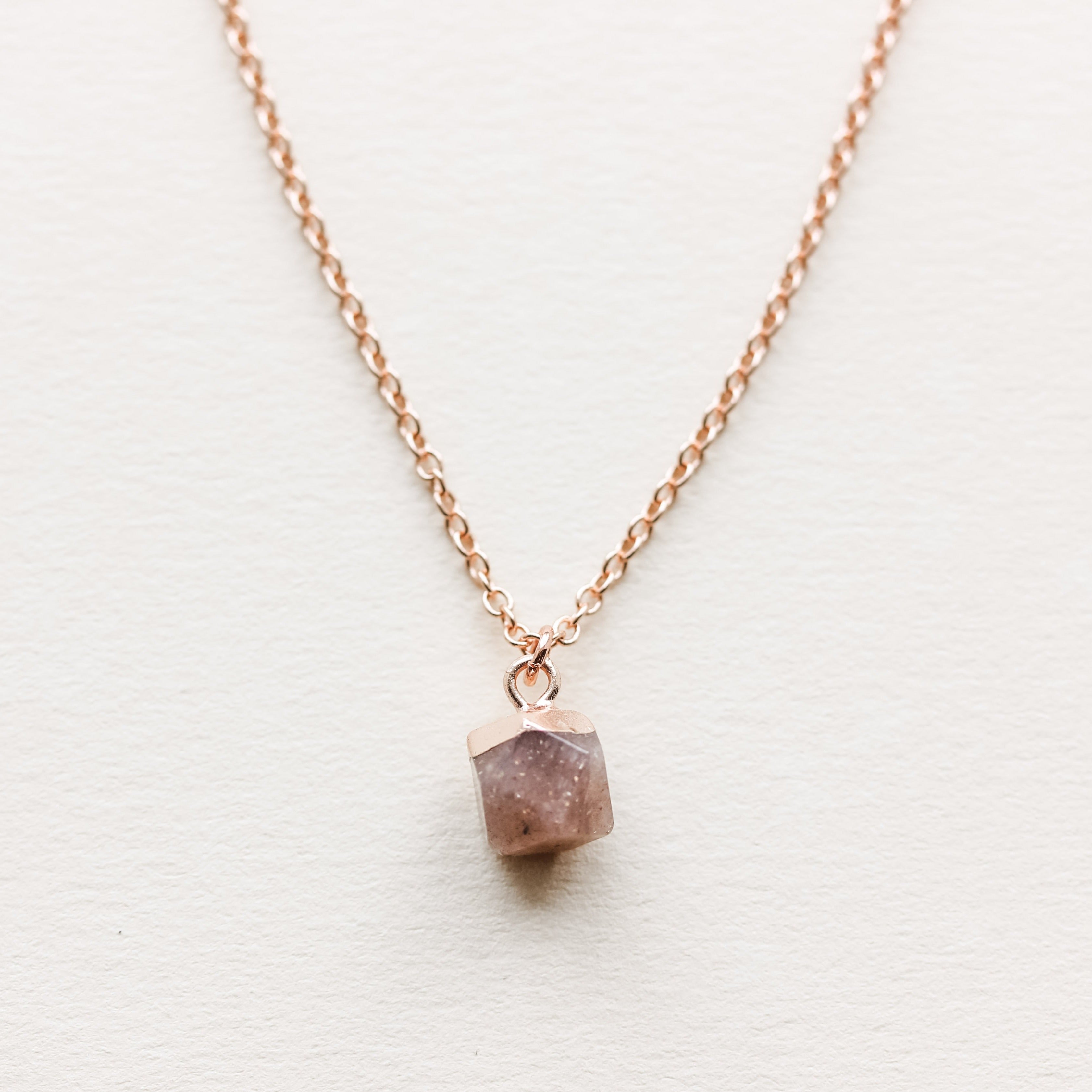 Sunstone Crystal Necklace Diffuser - Put on Love Designs