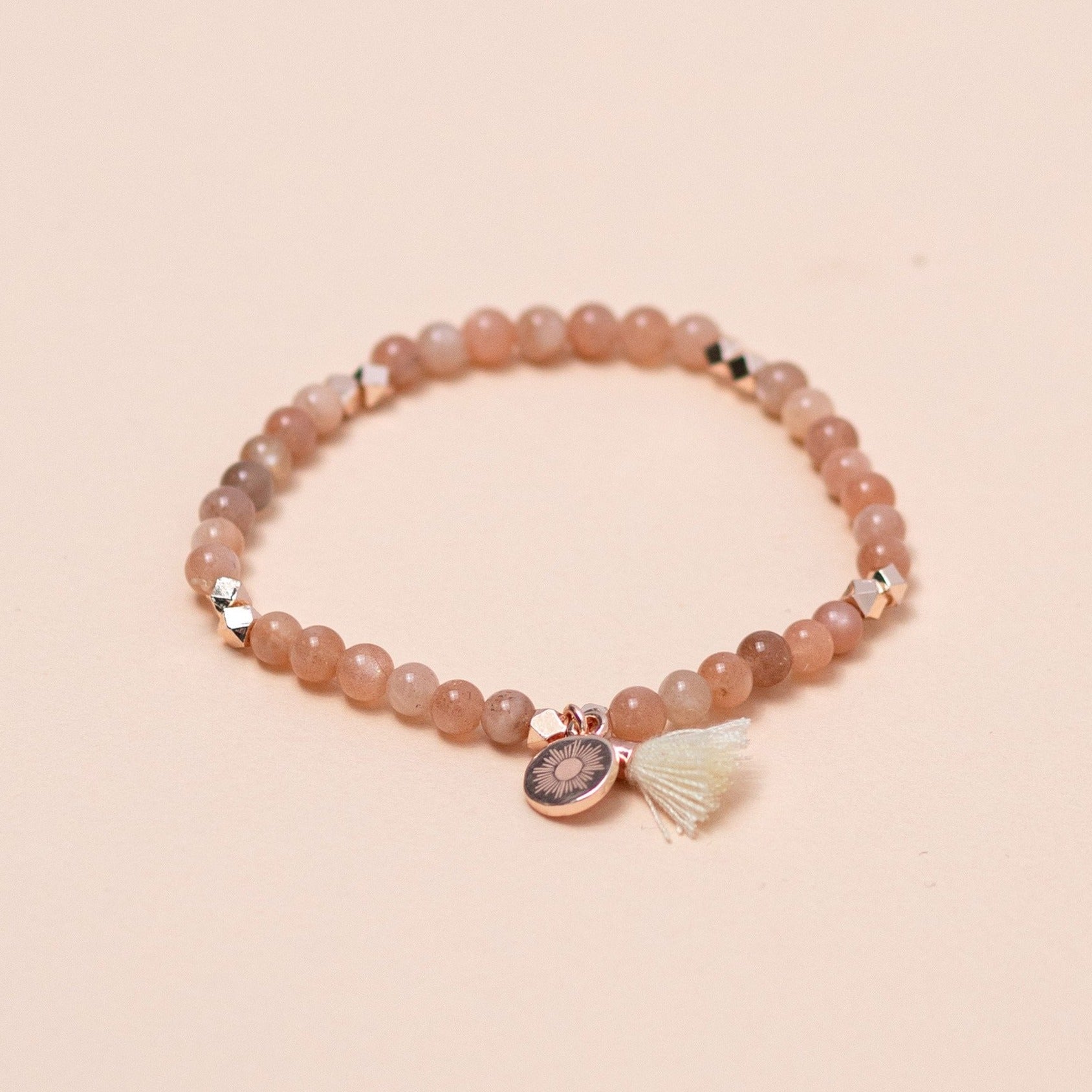 Sunstone Gemstone Bead Diffusing Bracelet - Put on Love Designs