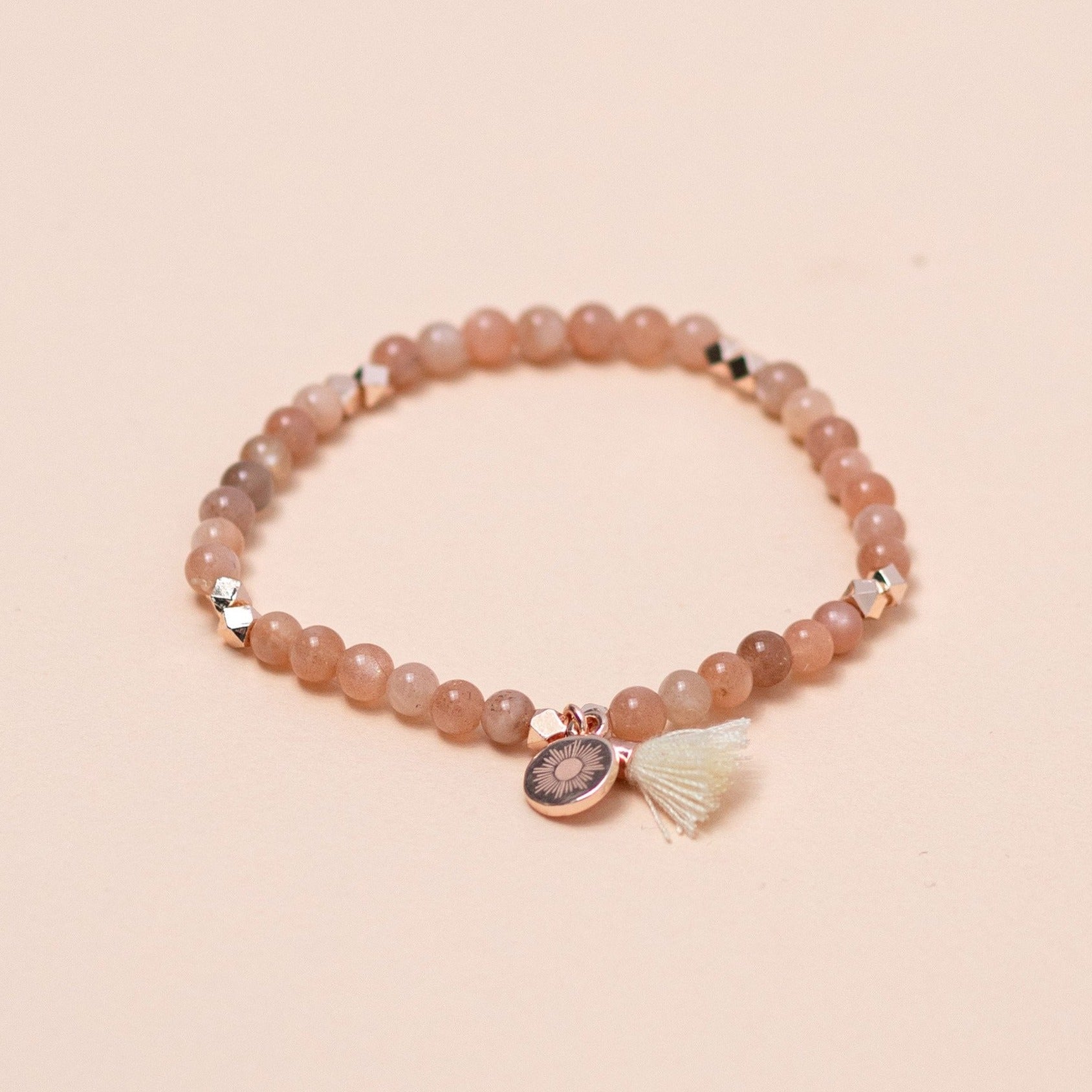 Crystal Bead Silver Bracelet - Put on Love Designs