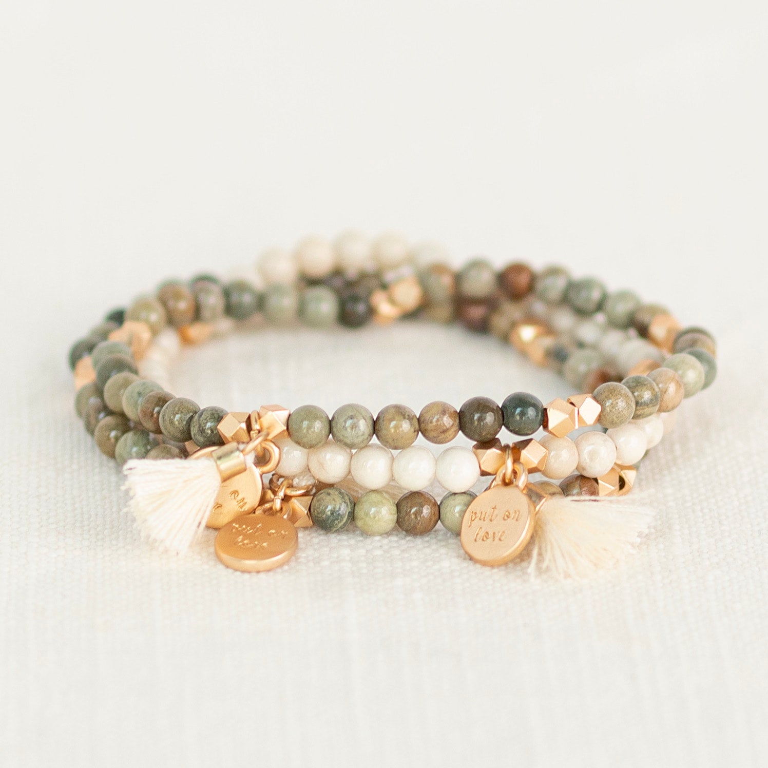 Ocean Jasper Beads Bracelet - Put on Love Designs