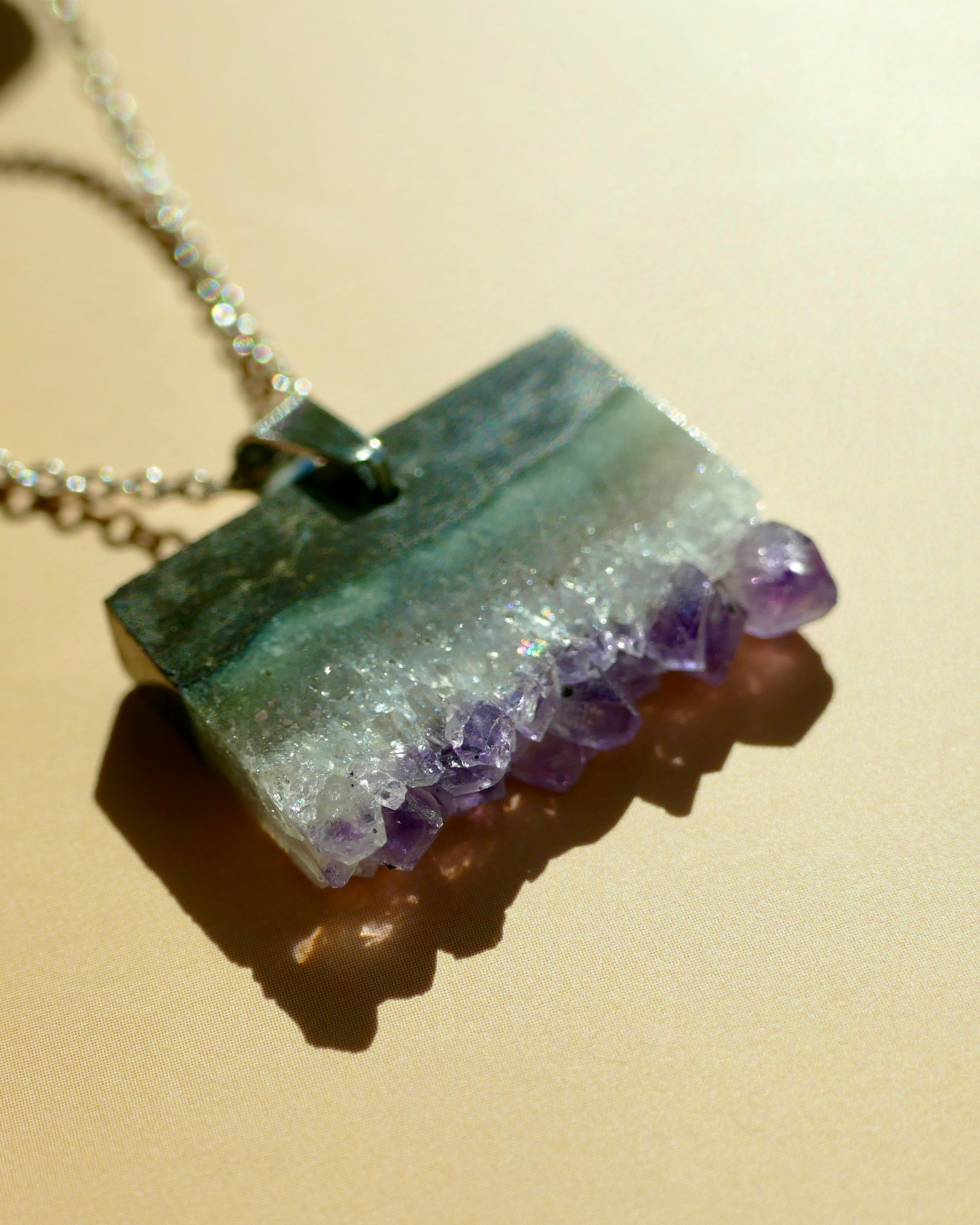 Amethyst Becoming Diffusing Necklace | February Birthstone