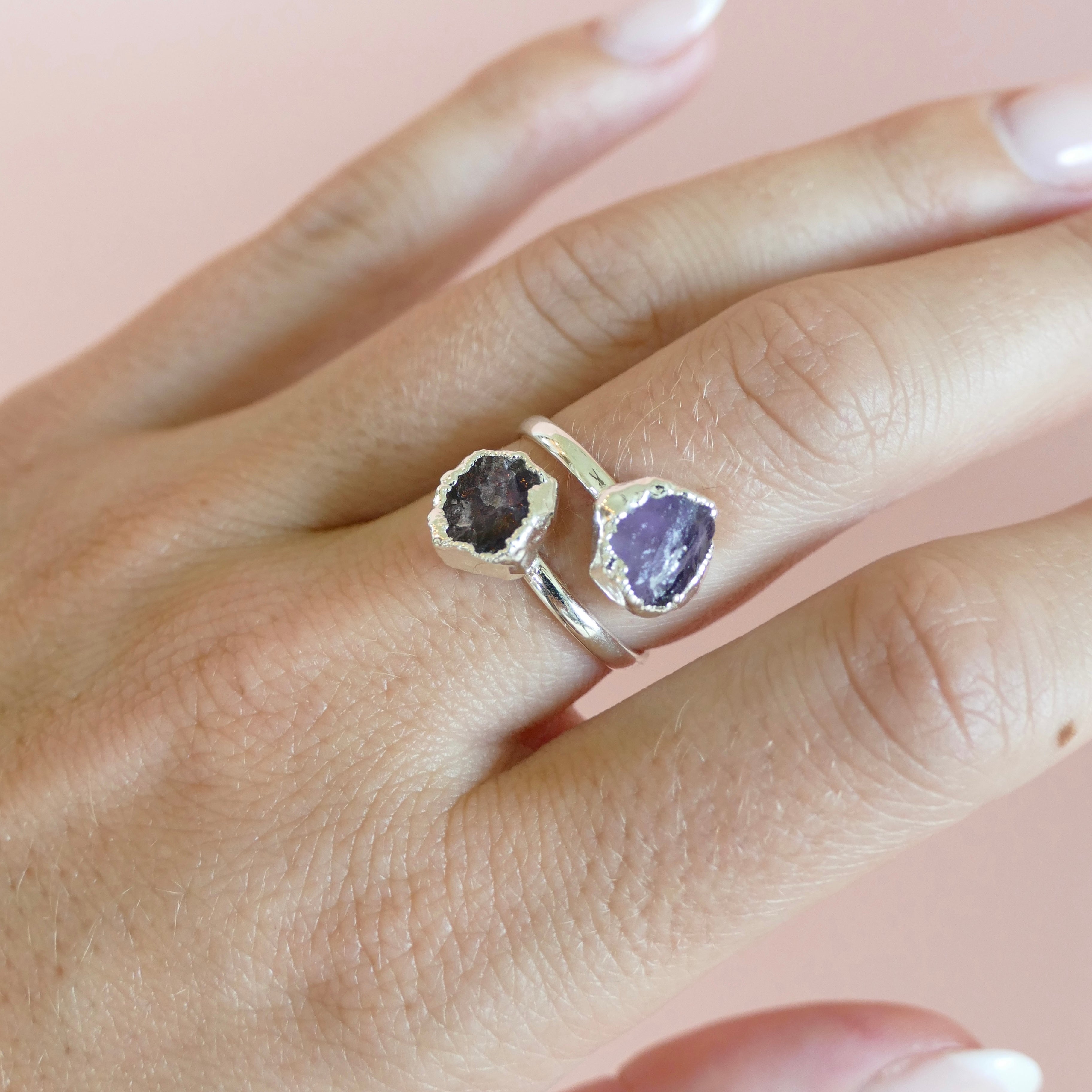 Adjustable amethyst ring 2025