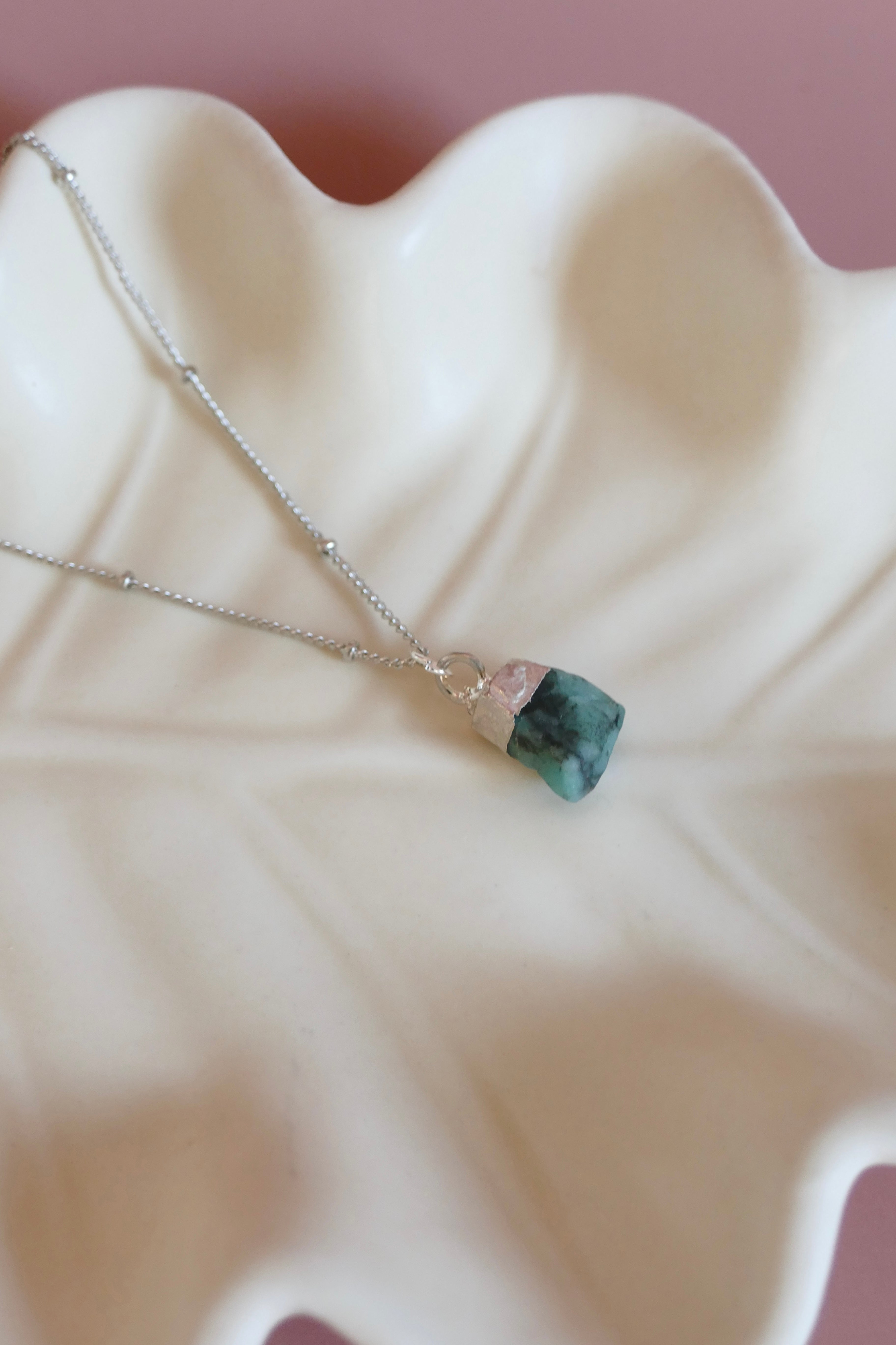 Green Aventurine Crystal Diffusing Necklace