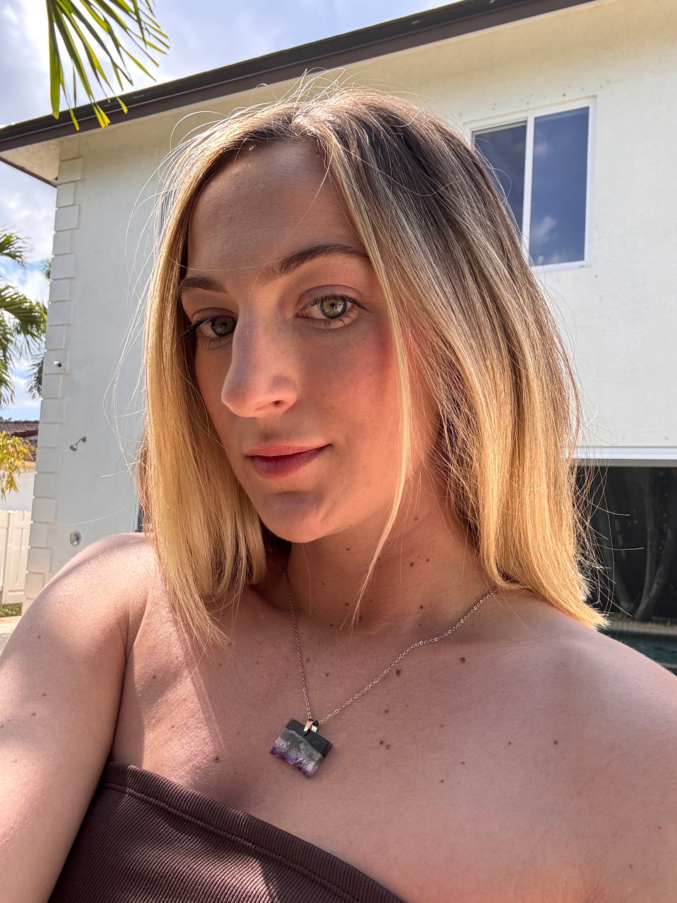 Amethyst Becoming Diffusing Necklace | February Birthstone