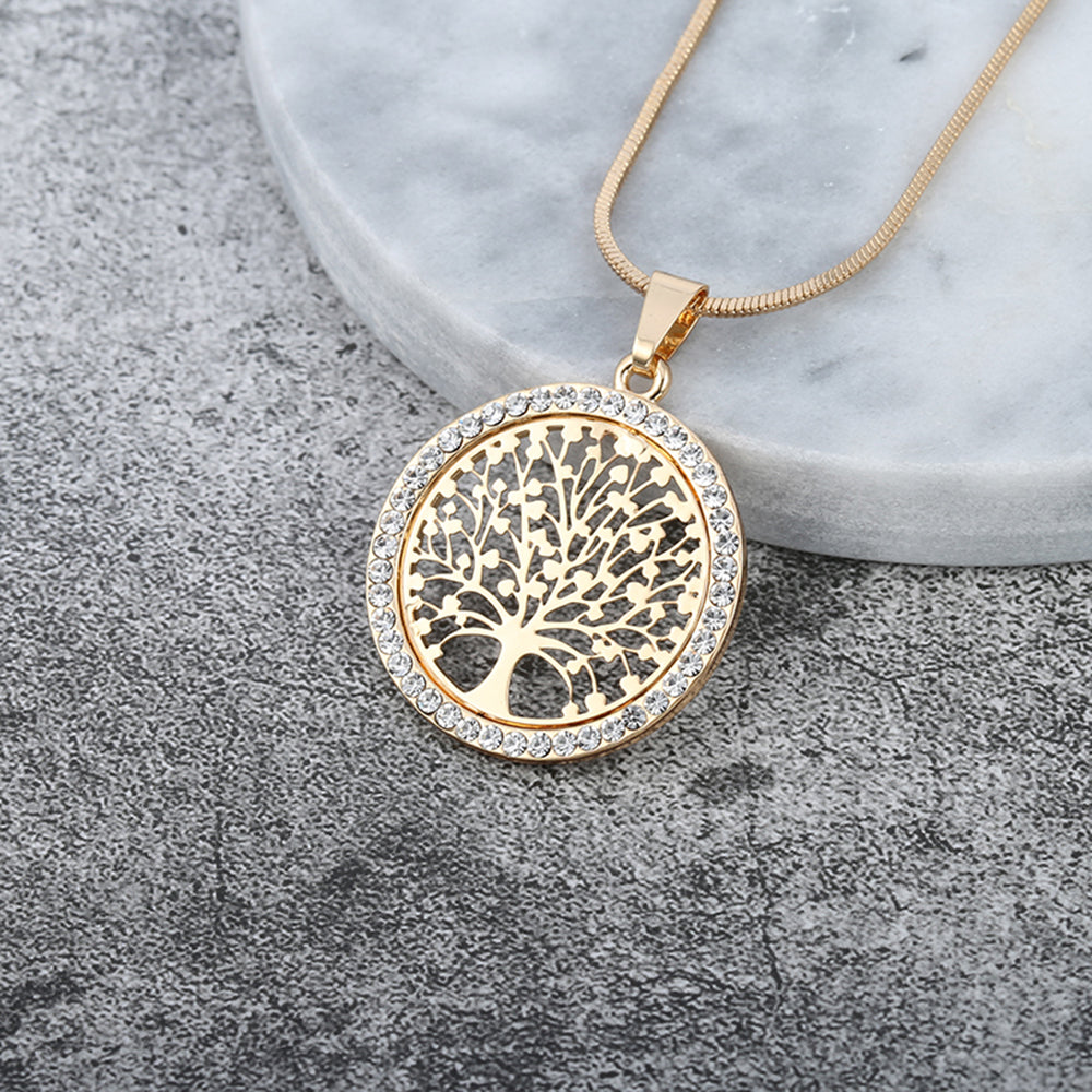 The Gold Crystal Tree Necklace - Put on Love Designs