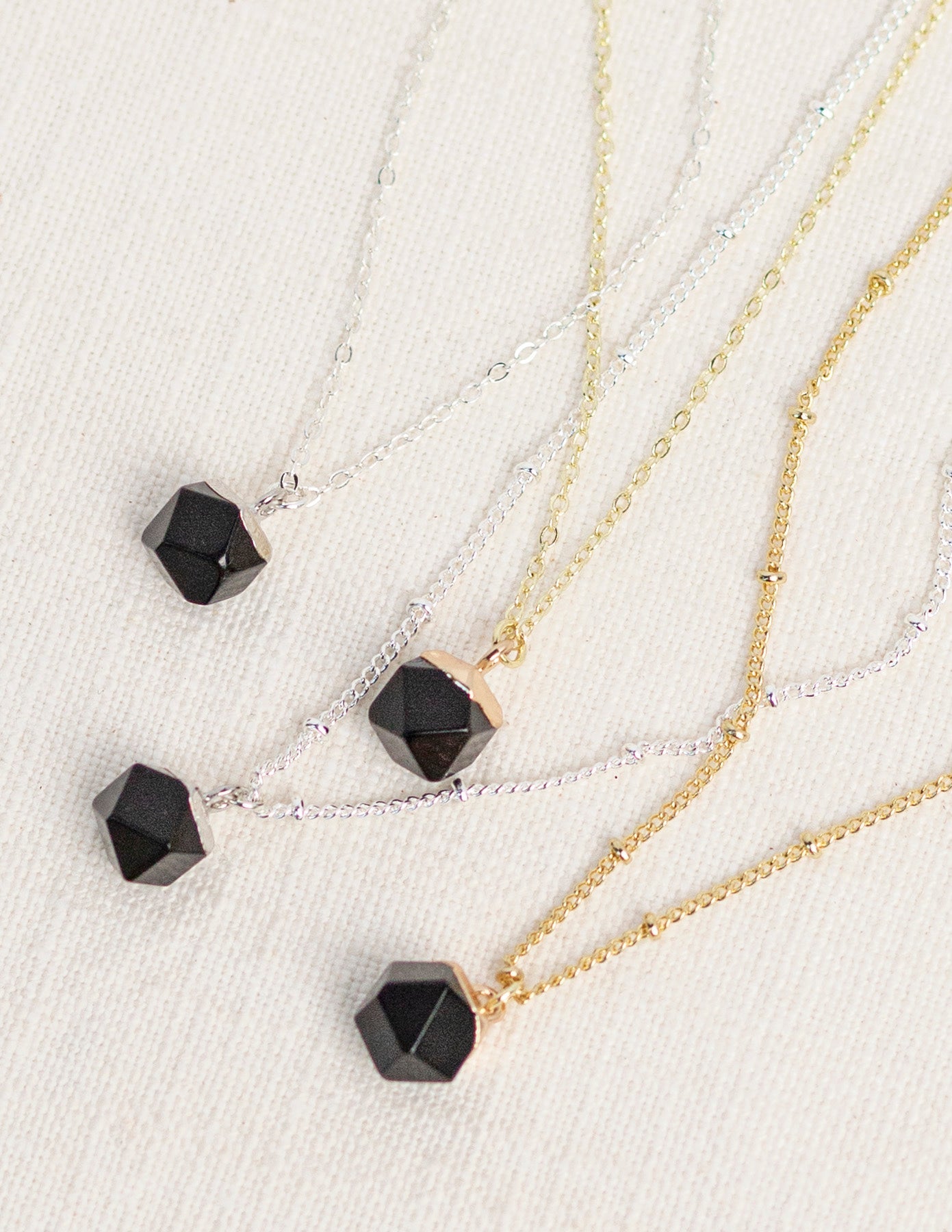 Black Onyx Diffusing Necklace - Put on Love Designs
