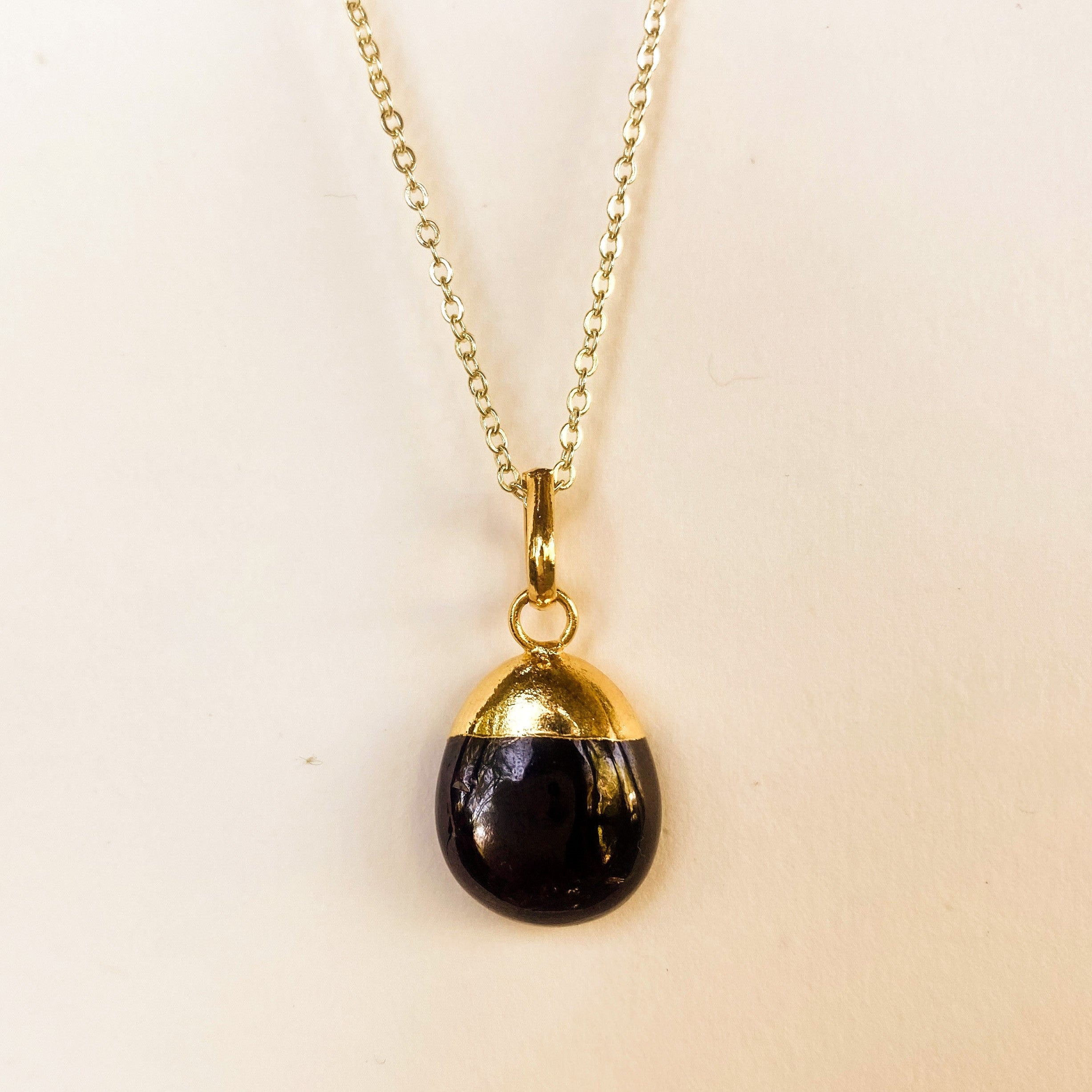 Polished Red Garnet Diffusing Necklace - Put on Love Designs