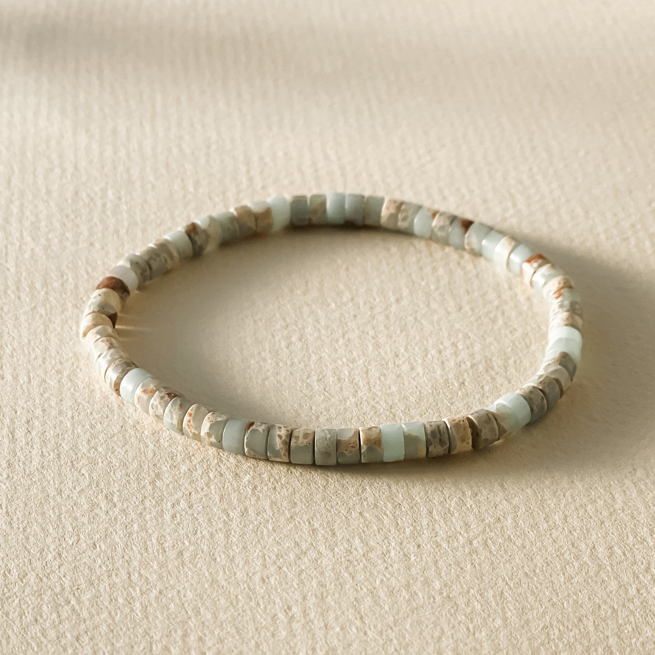 Imperial Turquoise Heishi Beads Bracelet - Put on Love Designs