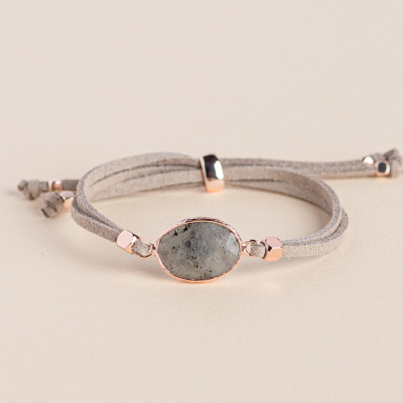 Labradorite Crystal Diffusing Bracelet - Put on Love Designs