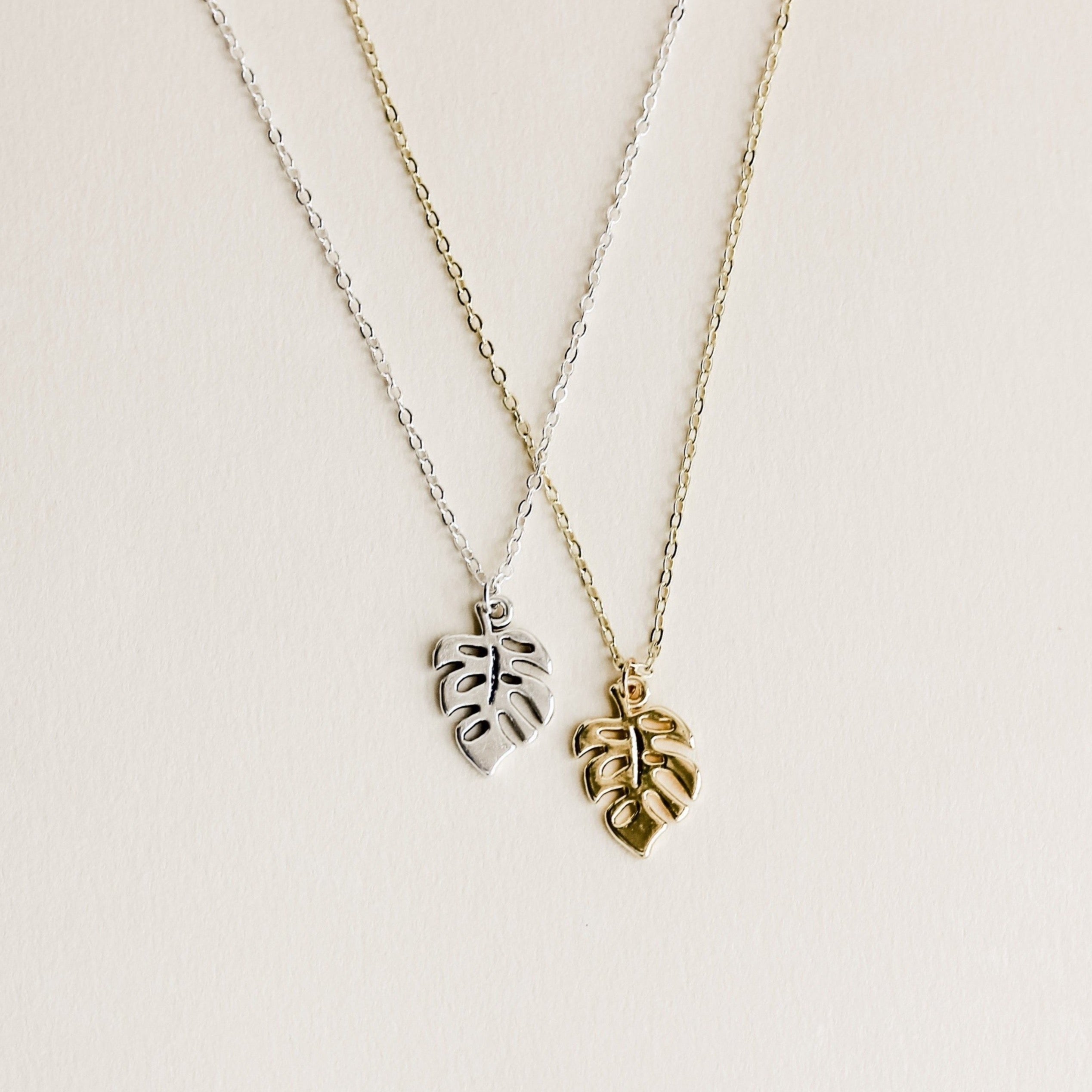 Leaf Diffuser Necklace - Put on Love Designs