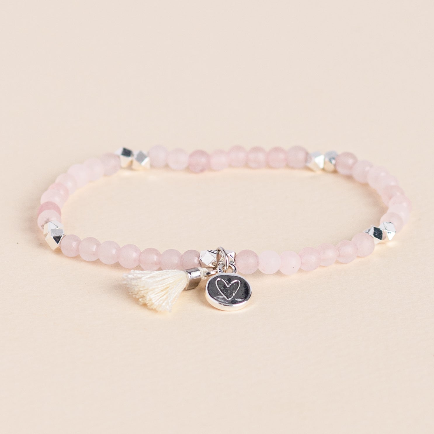 Matte Rose Quartz Gemstone Diffusing Bracelet - Put on Love Designs
