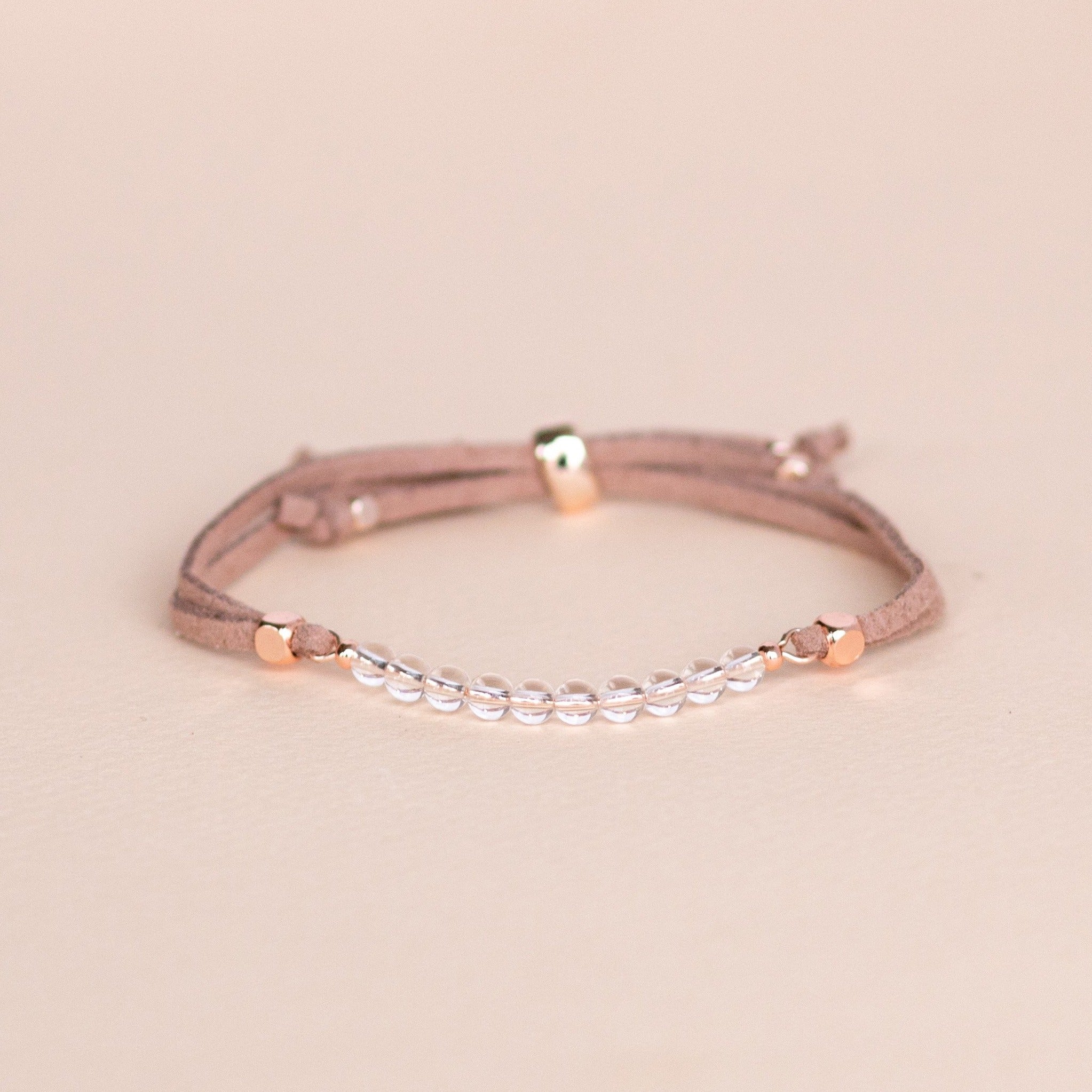 Crystal Bead Diffusing Bracelet Set of 8 - Put on Love Designs