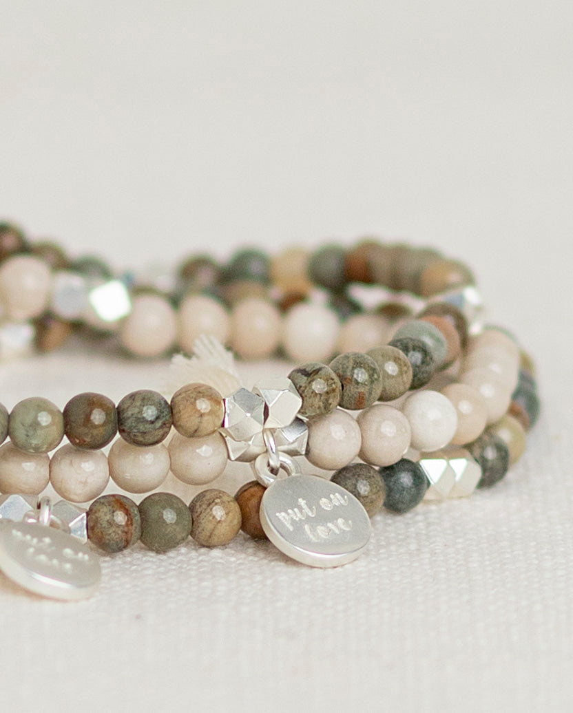 Ocean Jasper Beads Bracelet - Put on Love Designs